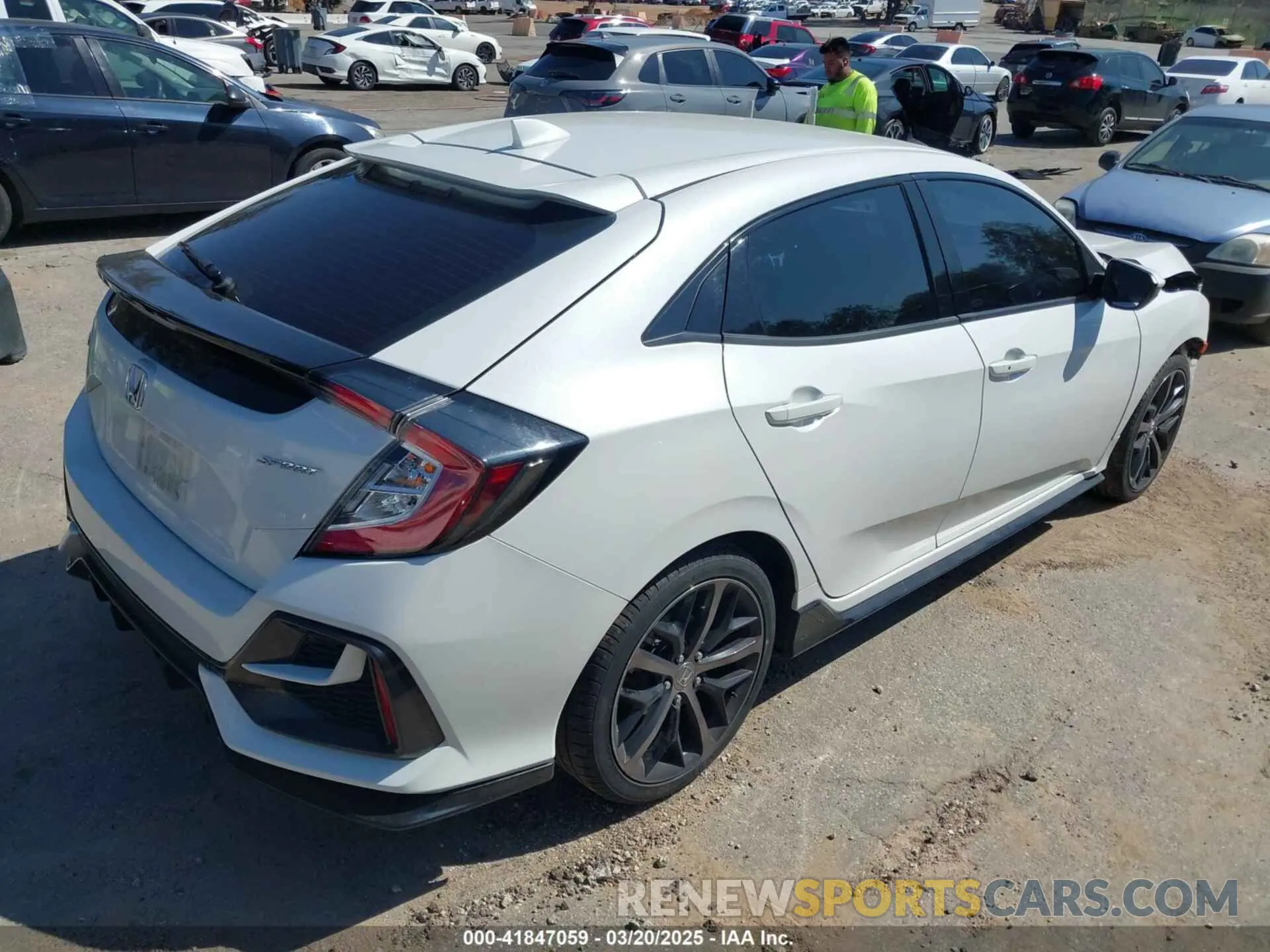 4 Photograph of a damaged car SHHFK7H49MU423962 HONDA CIVIC 2021