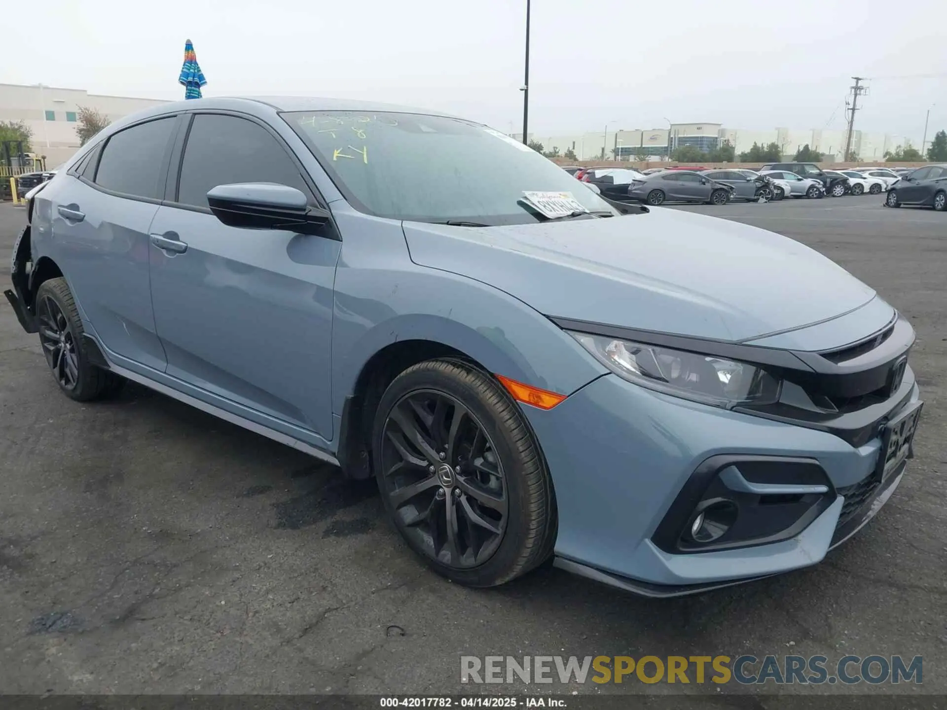 1 Photograph of a damaged car SHHFK7H49MU425582 HONDA CIVIC 2021