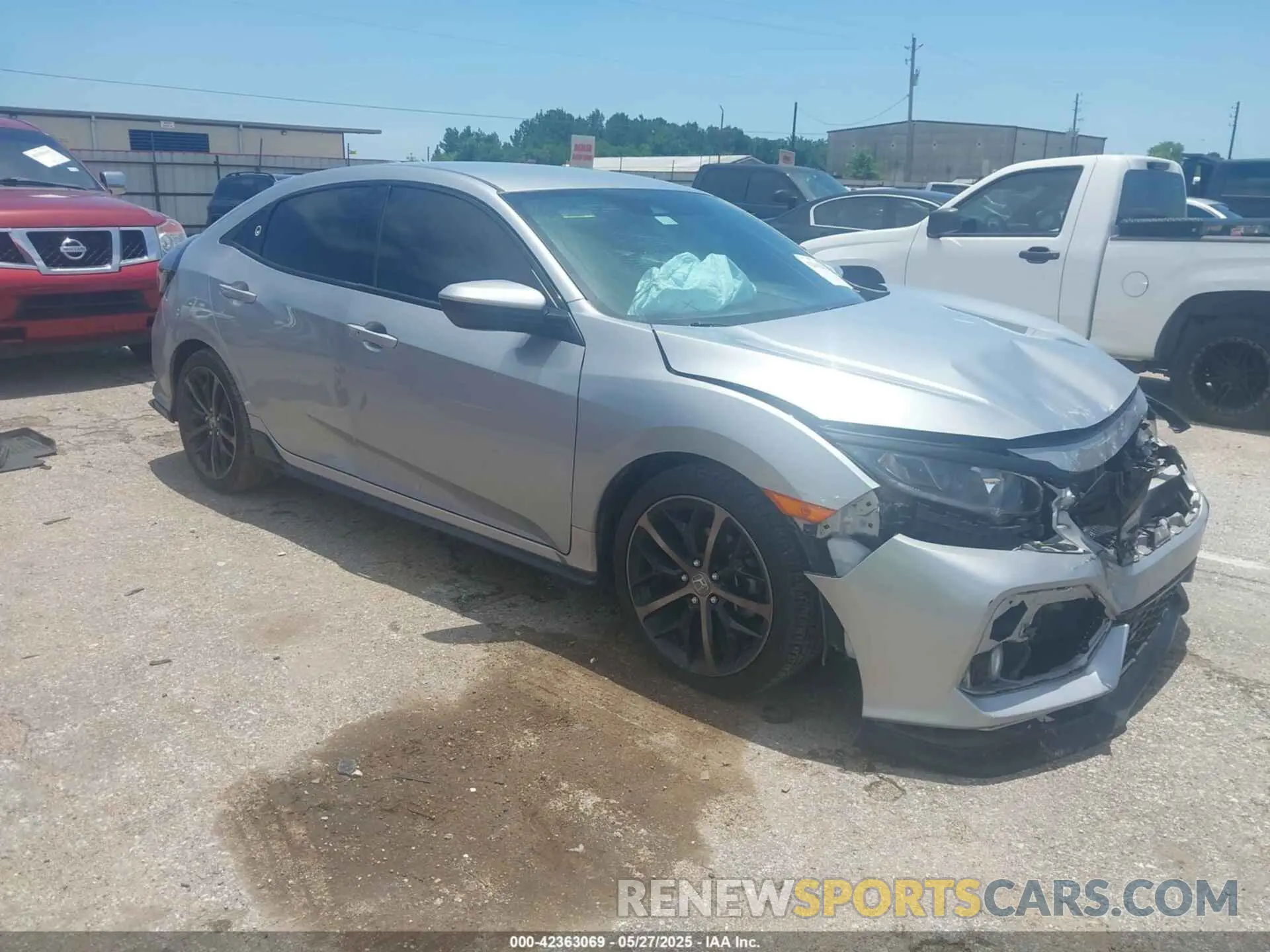 1 Photograph of a damaged car SHHFK7H4XMU214150 HONDA CIVIC 2021