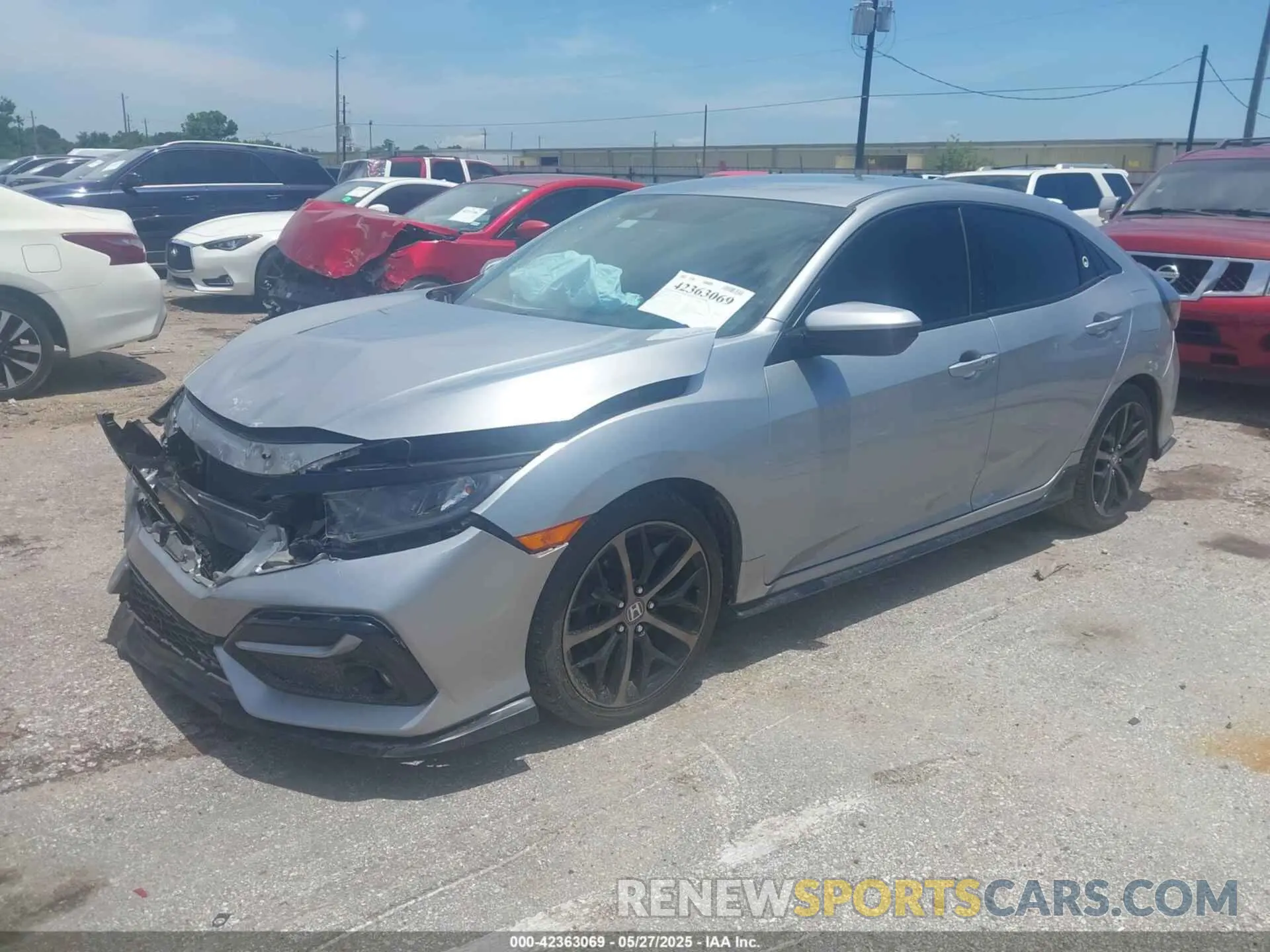 2 Photograph of a damaged car SHHFK7H4XMU214150 HONDA CIVIC 2021