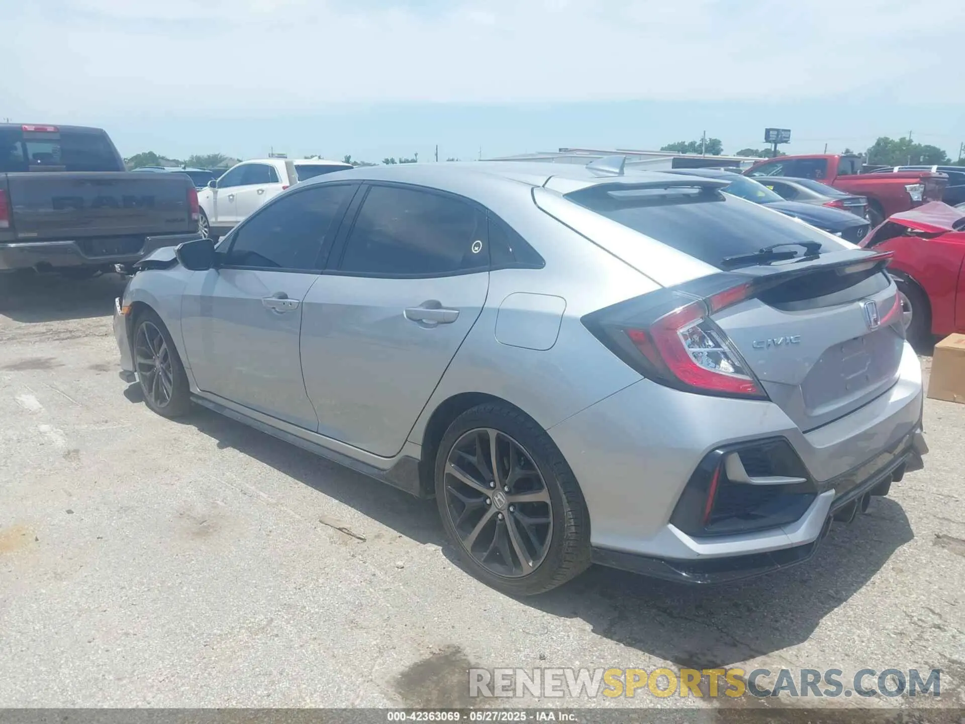 3 Photograph of a damaged car SHHFK7H4XMU214150 HONDA CIVIC 2021