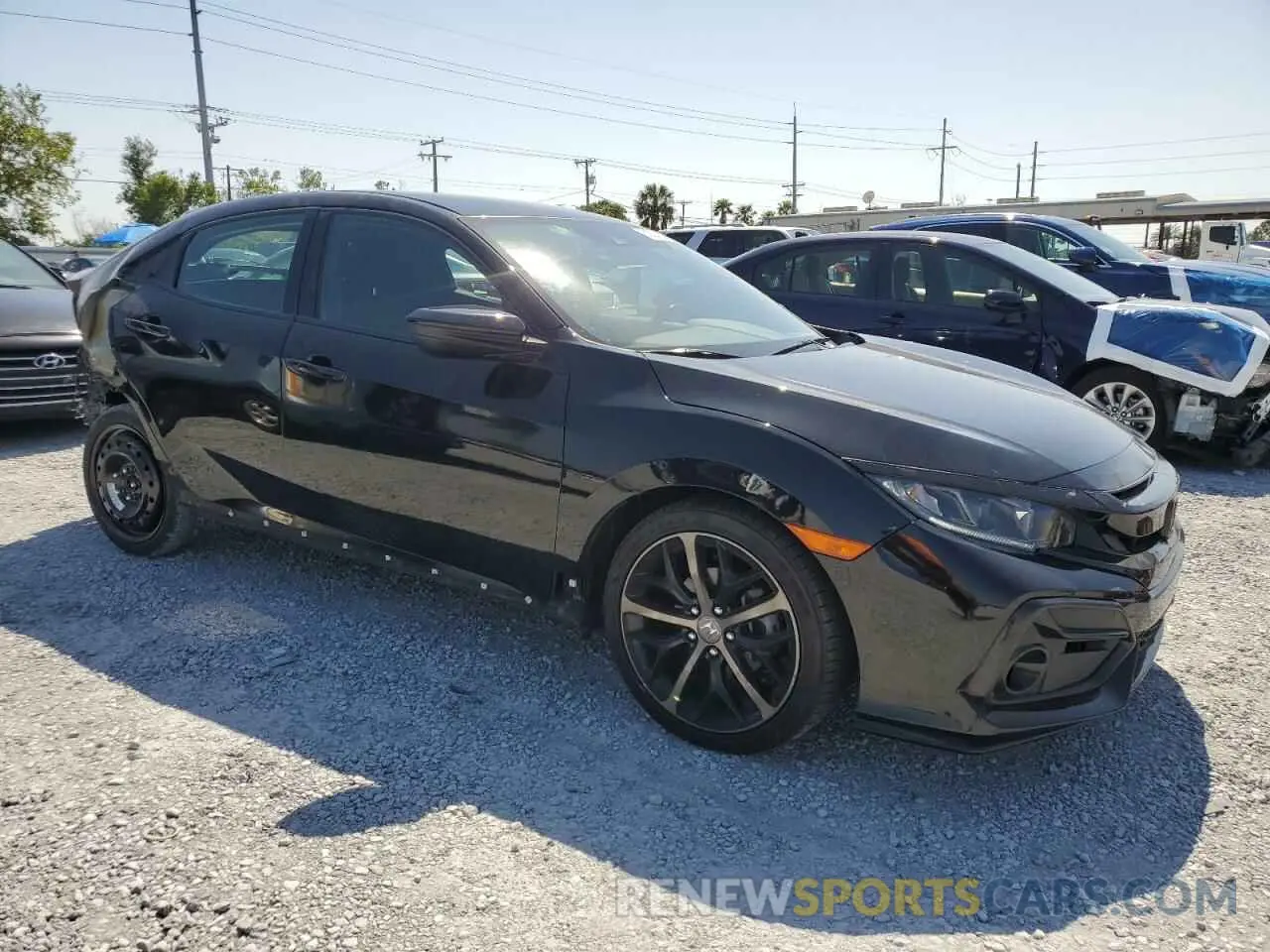 4 Photograph of a damaged car SHHFK7H4XMU217646 HONDA CIVIC 2021