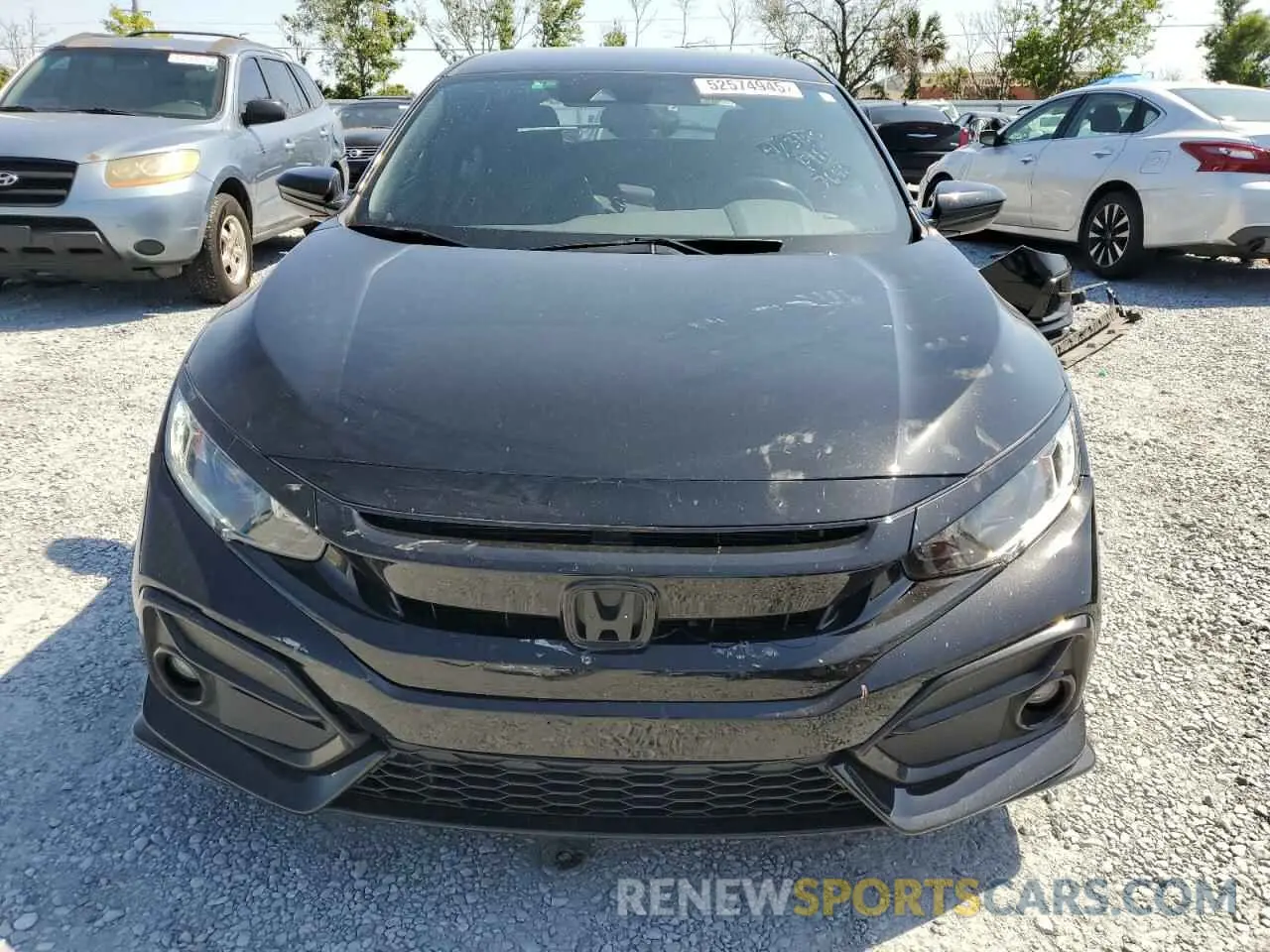 5 Photograph of a damaged car SHHFK7H4XMU217646 HONDA CIVIC 2021