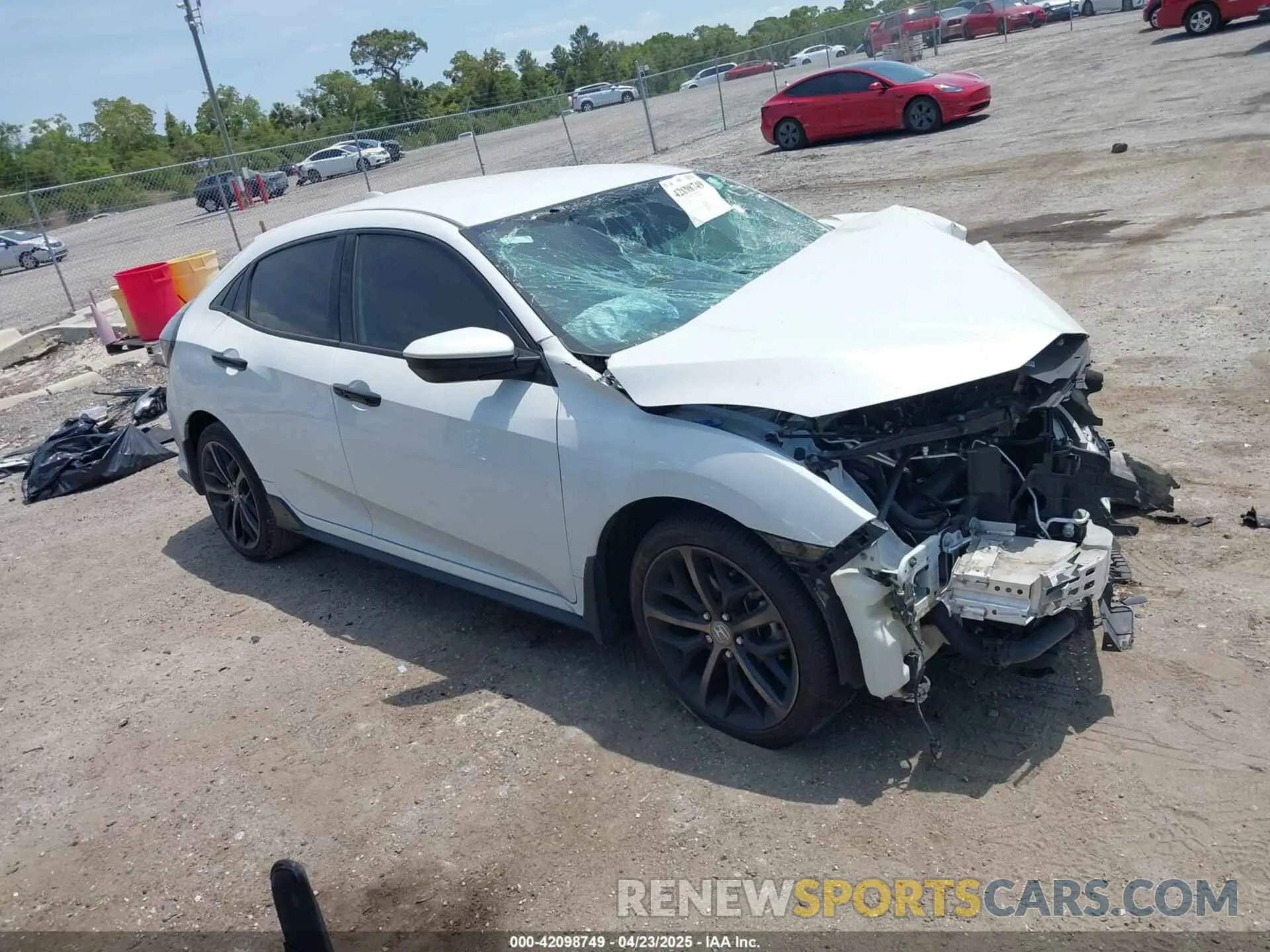 1 Photograph of a damaged car SHHFK7H4XMU220661 HONDA CIVIC 2021