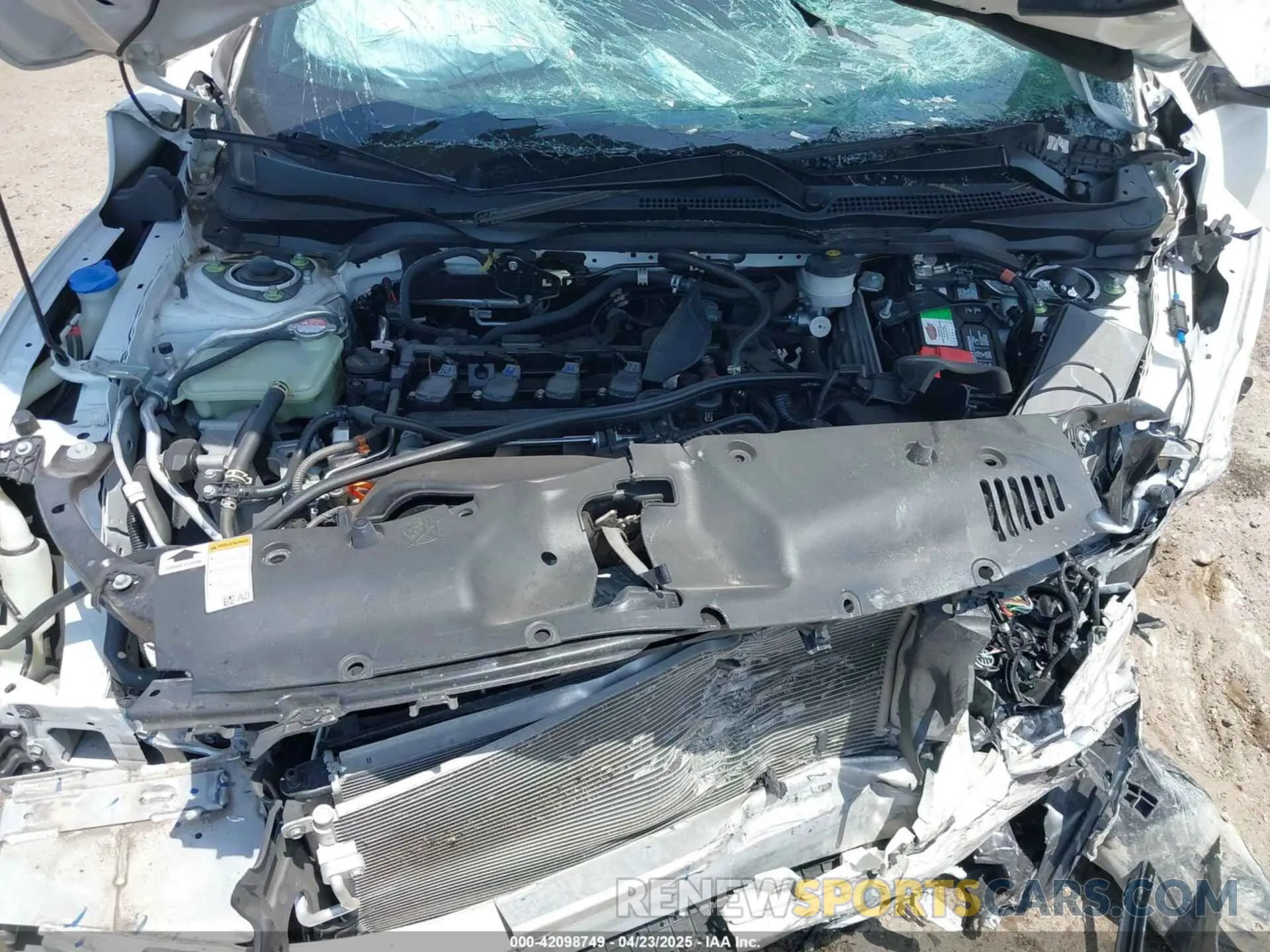 10 Photograph of a damaged car SHHFK7H4XMU220661 HONDA CIVIC 2021