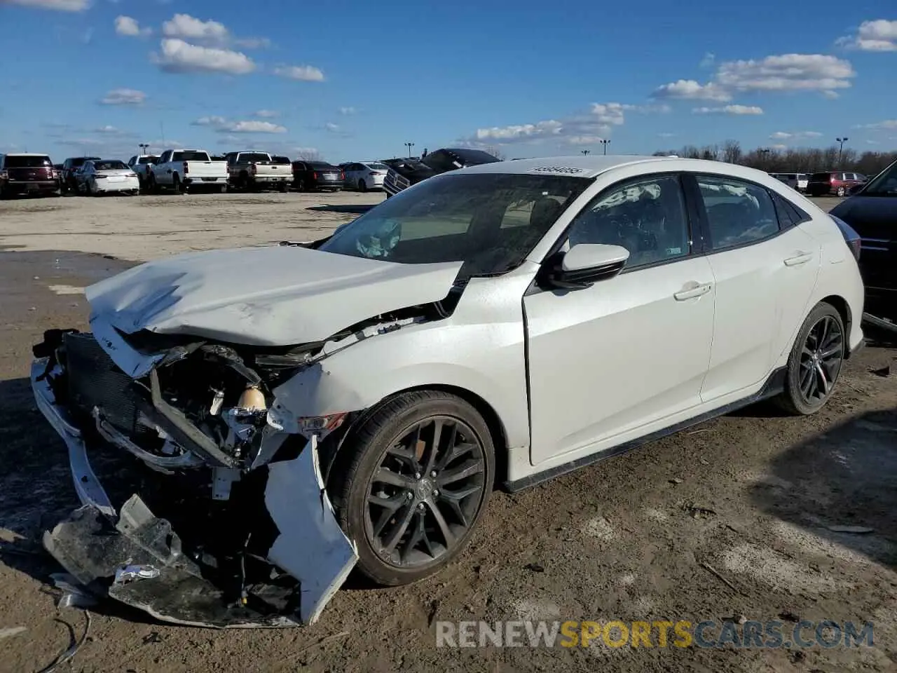 1 Photograph of a damaged car SHHFK7H4XMU227254 HONDA CIVIC 2021