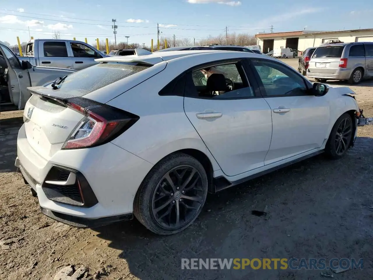 3 Photograph of a damaged car SHHFK7H4XMU227254 HONDA CIVIC 2021