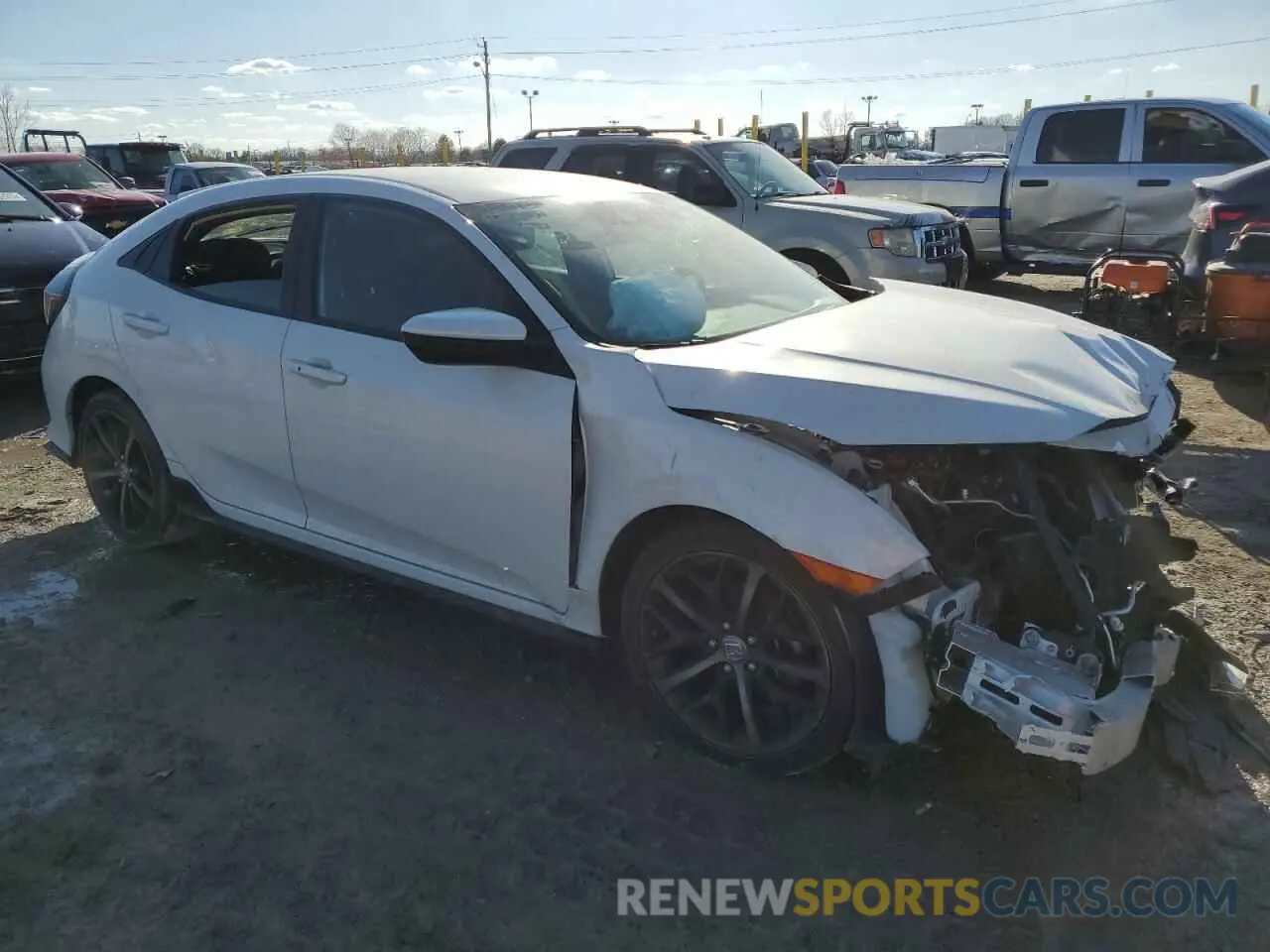 4 Photograph of a damaged car SHHFK7H4XMU227254 HONDA CIVIC 2021