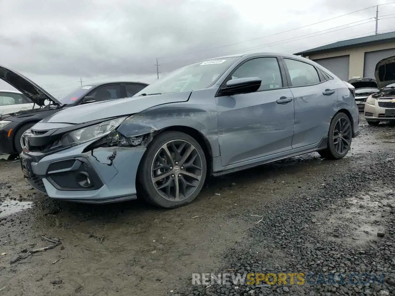 1 Photograph of a damaged car SHHFK7H4XMU400786 HONDA CIVIC 2021