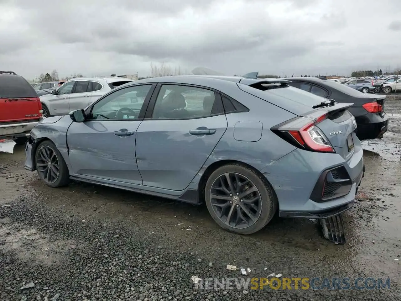 2 Photograph of a damaged car SHHFK7H4XMU400786 HONDA CIVIC 2021