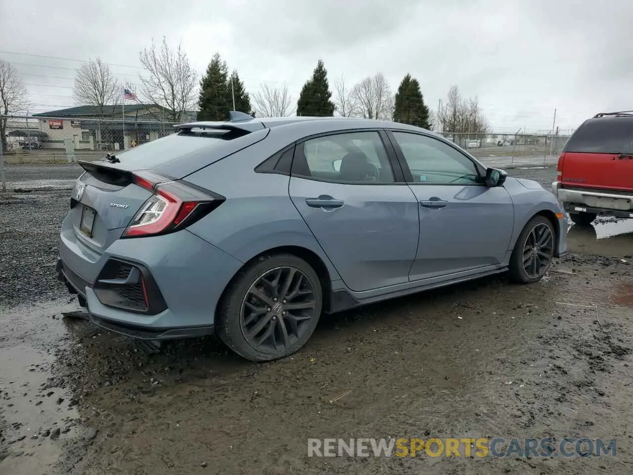 3 Photograph of a damaged car SHHFK7H4XMU400786 HONDA CIVIC 2021