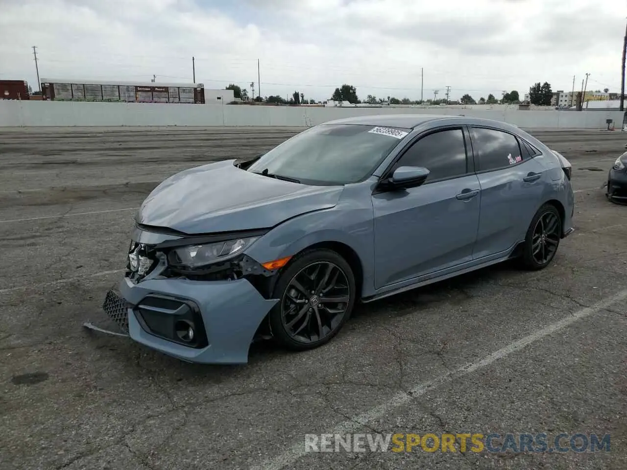 1 Photograph of a damaged car SHHFK7H4XMU409729 HONDA CIVIC 2021