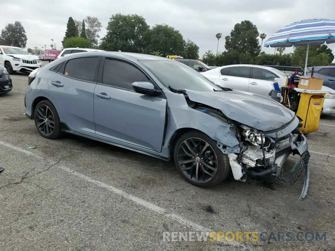 4 Photograph of a damaged car SHHFK7H4XMU409729 HONDA CIVIC 2021