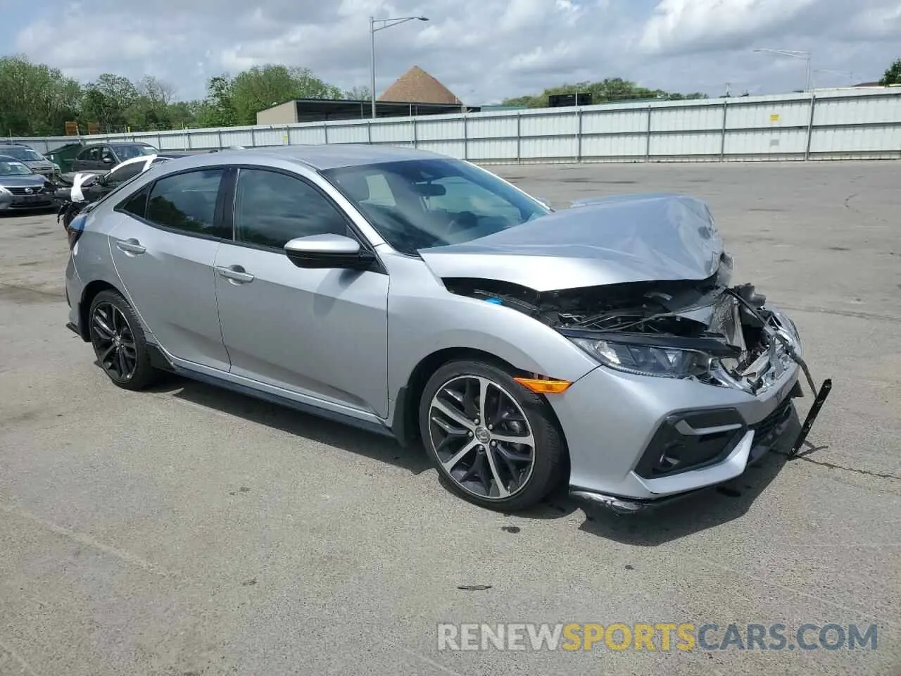 4 Photograph of a damaged car SHHFK7H4XMU413876 HONDA CIVIC 2021