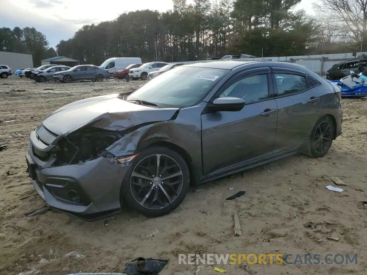 1 Photograph of a damaged car SHHFK7H4XMU414252 HONDA CIVIC 2021