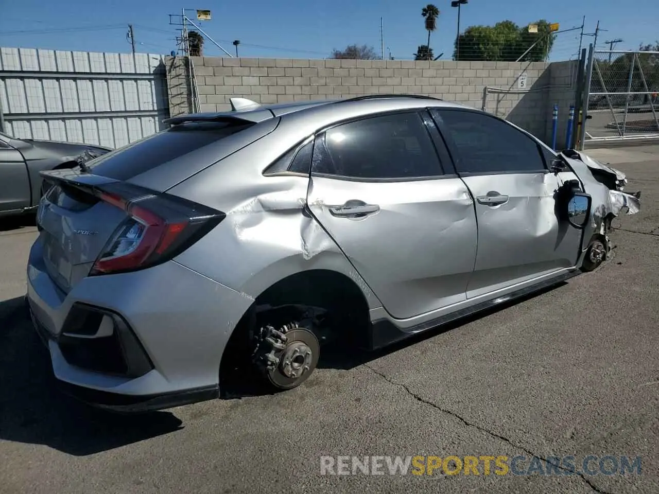 3 Photograph of a damaged car SHHFK7H4XMU415935 HONDA CIVIC 2021