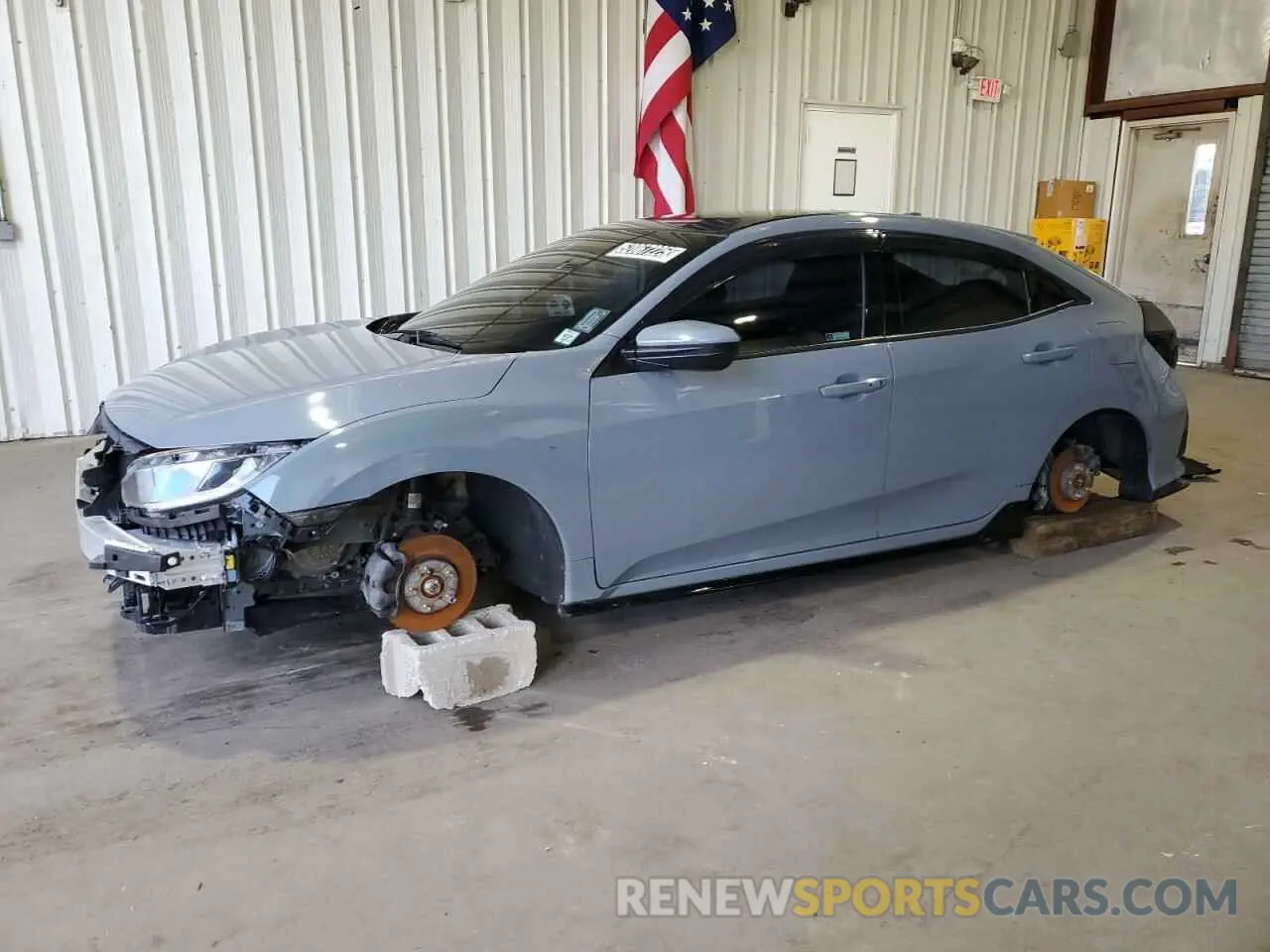 1 Photograph of a damaged car SHHFK7H4XMU416194 HONDA CIVIC 2021