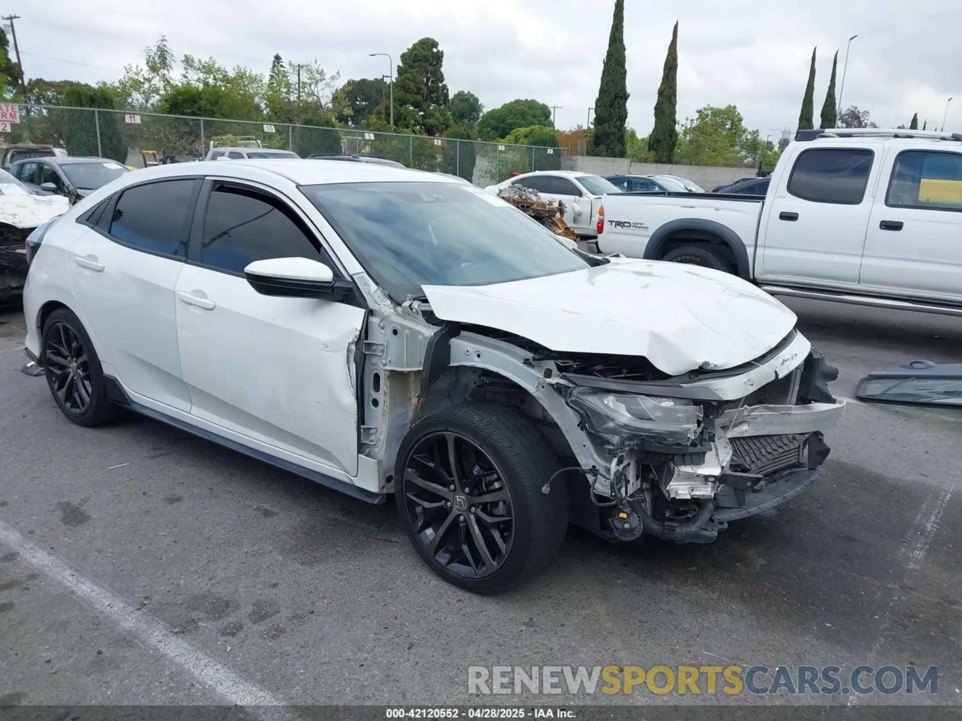 1 Photograph of a damaged car SHHFK7H4XMU419919 HONDA CIVIC 2021