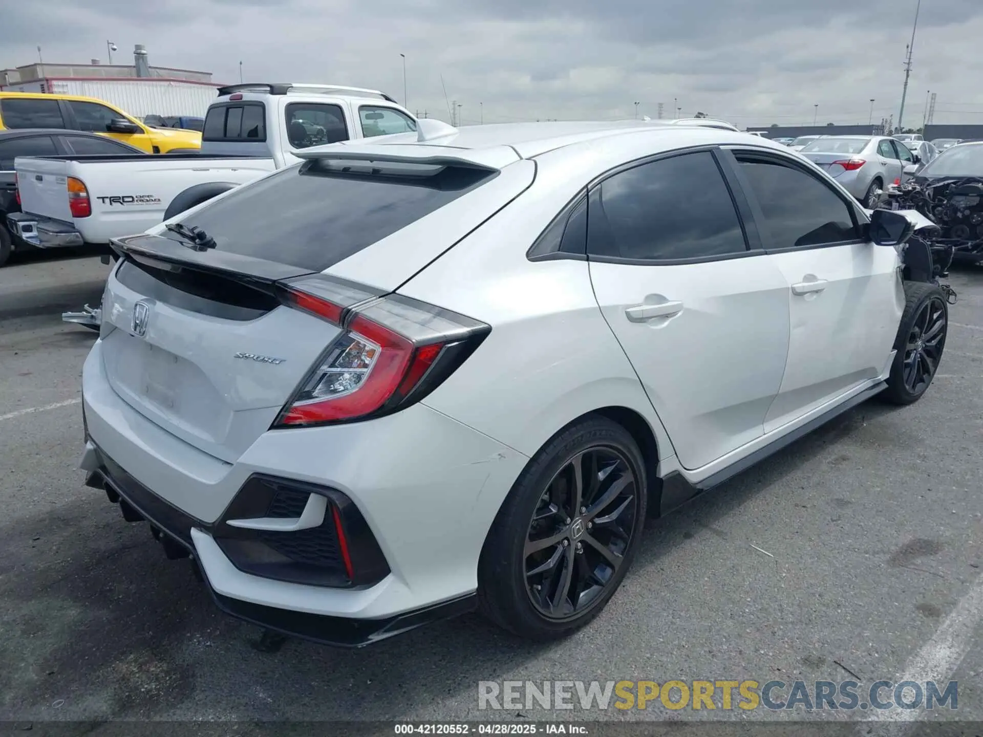 4 Photograph of a damaged car SHHFK7H4XMU419919 HONDA CIVIC 2021