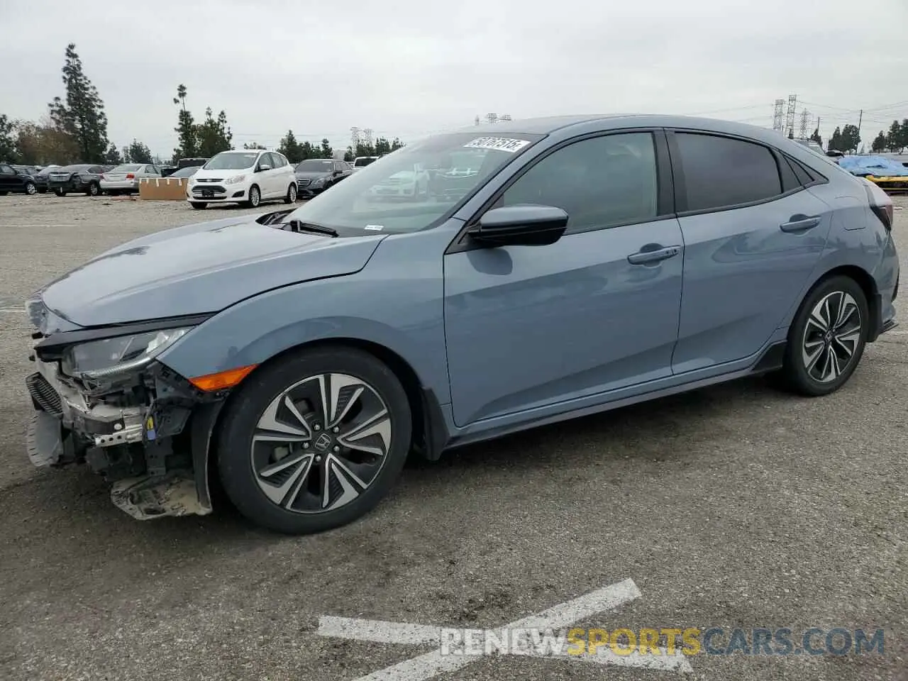 1 Photograph of a damaged car SHHFK7H4XMU422397 HONDA CIVIC 2021