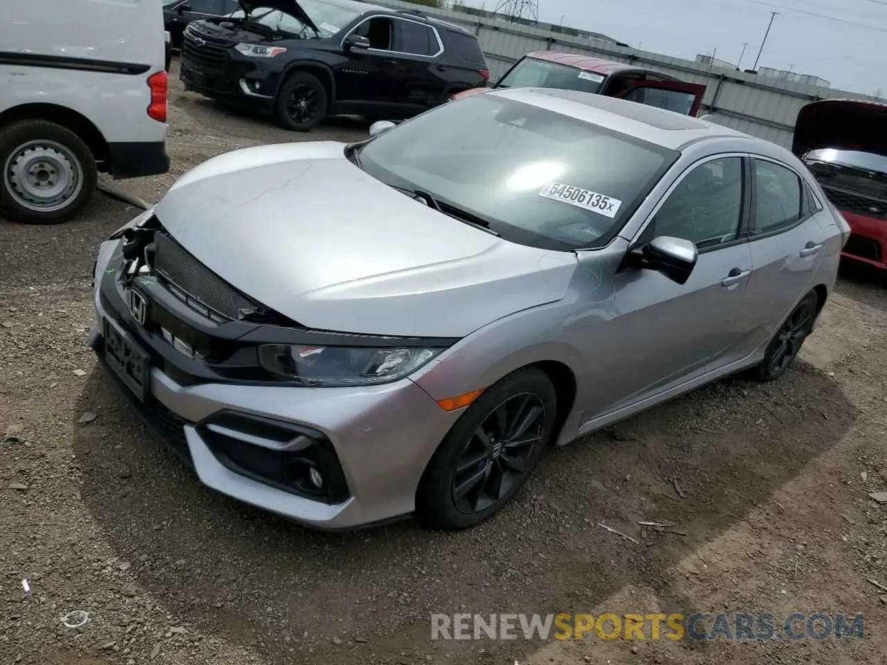 1 Photograph of a damaged car SHHFK7H60MU220962 HONDA CIVIC 2021