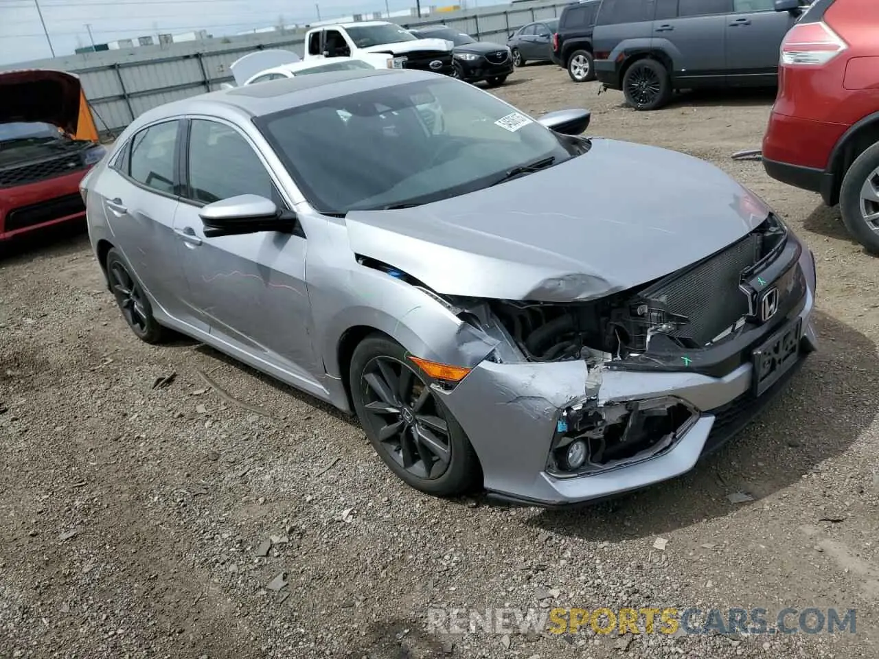 4 Photograph of a damaged car SHHFK7H60MU220962 HONDA CIVIC 2021