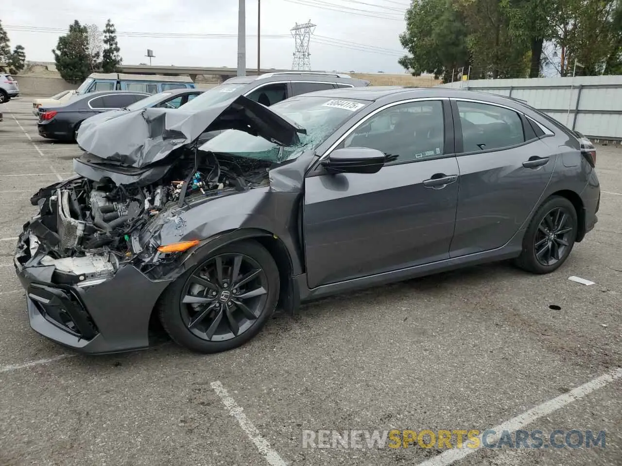 1 Photograph of a damaged car SHHFK7H60MU409398 HONDA CIVIC 2021