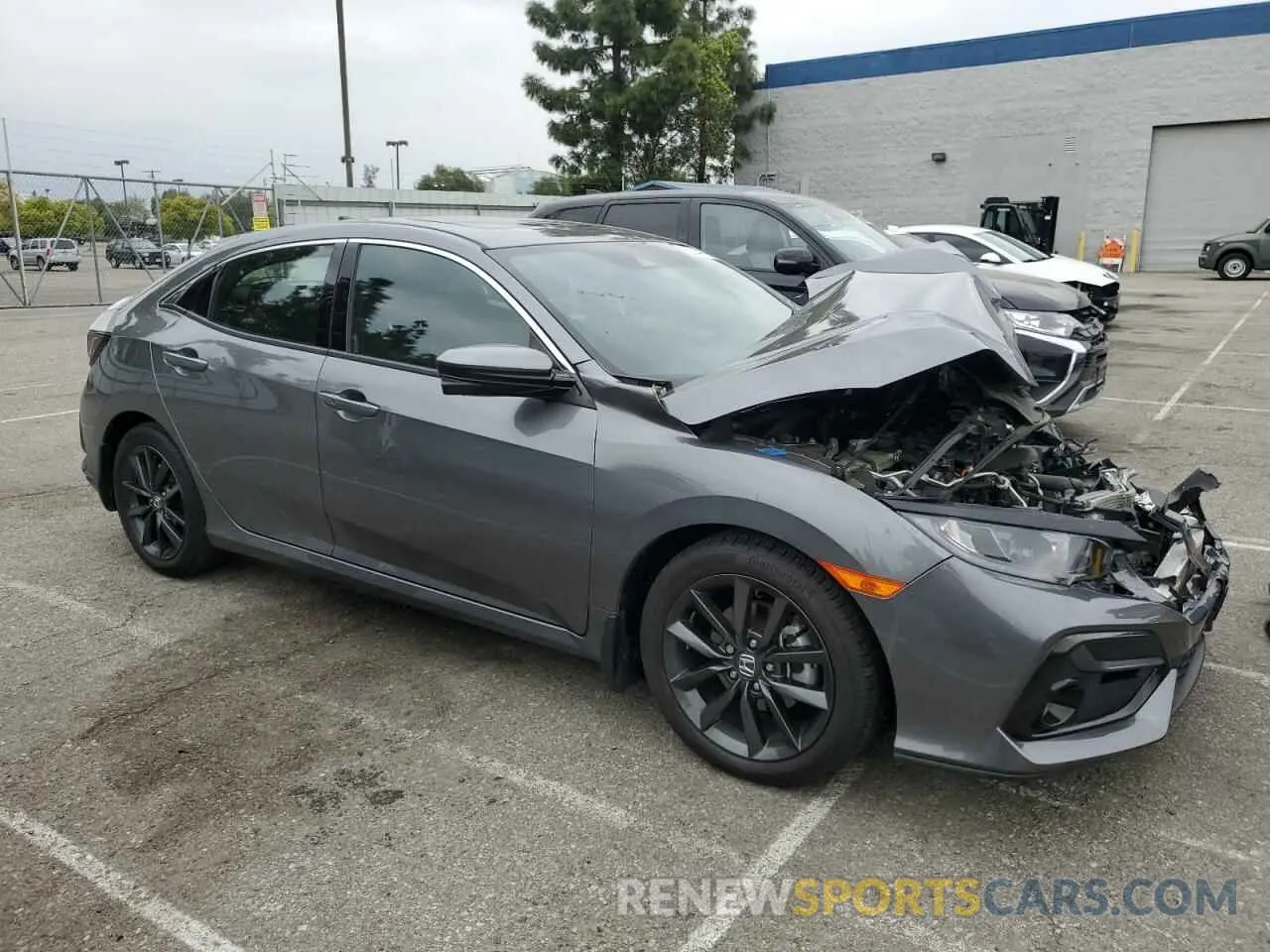 4 Photograph of a damaged car SHHFK7H60MU409398 HONDA CIVIC 2021