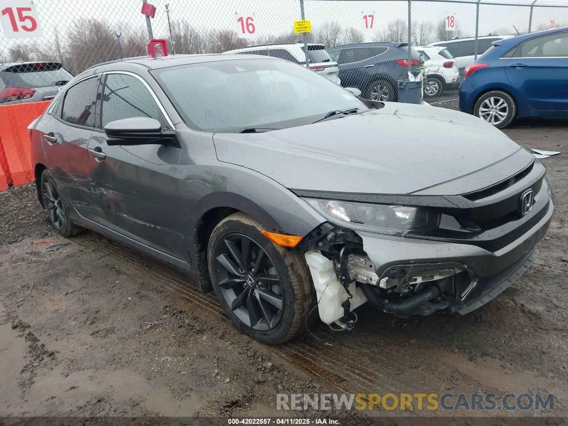 1 Photograph of a damaged car SHHFK7H61MU213051 HONDA CIVIC 2021