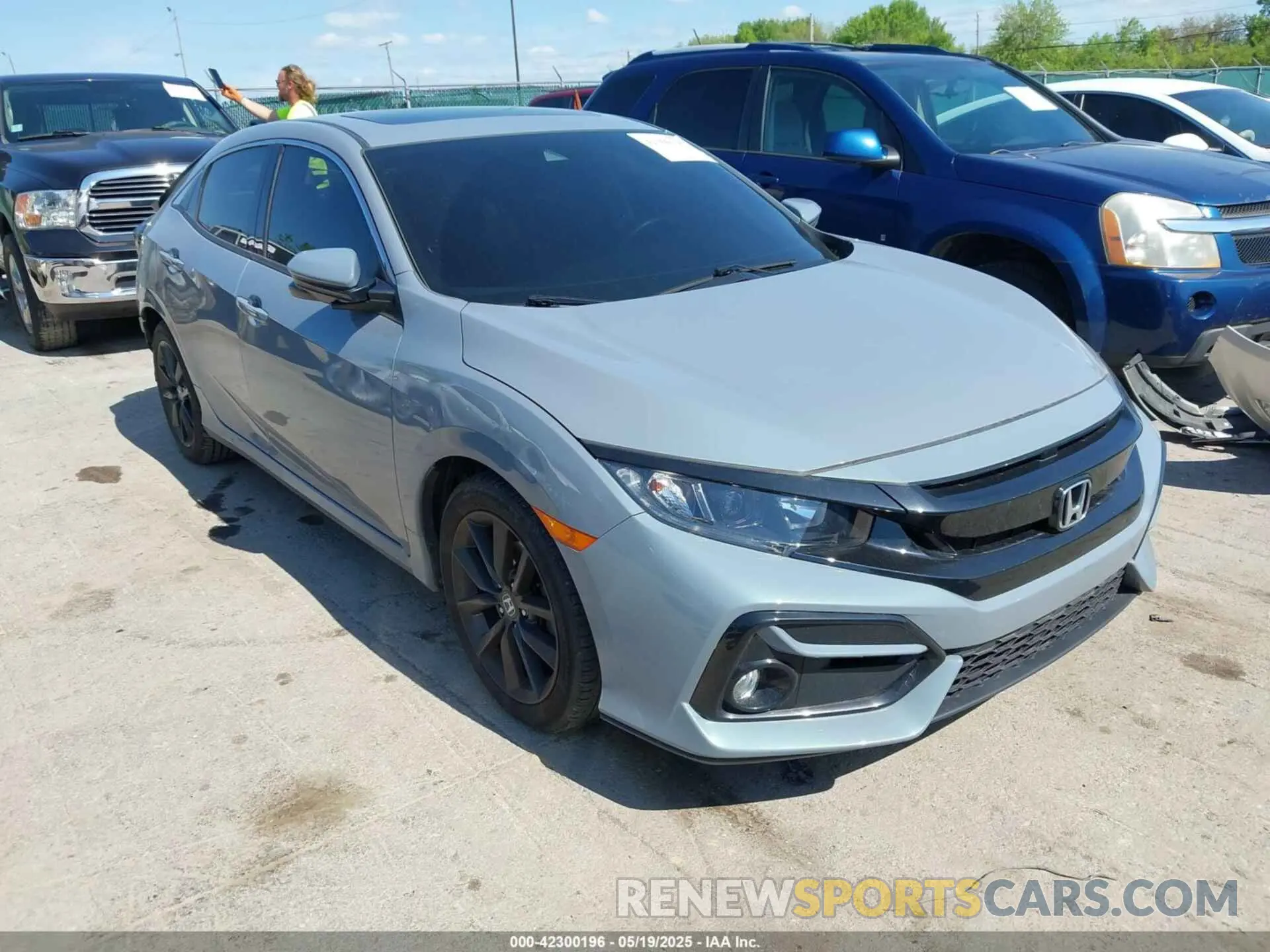 1 Photograph of a damaged car SHHFK7H61MU214054 HONDA CIVIC 2021
