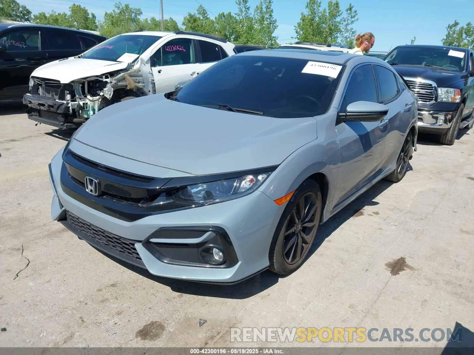 2 Photograph of a damaged car SHHFK7H61MU214054 HONDA CIVIC 2021