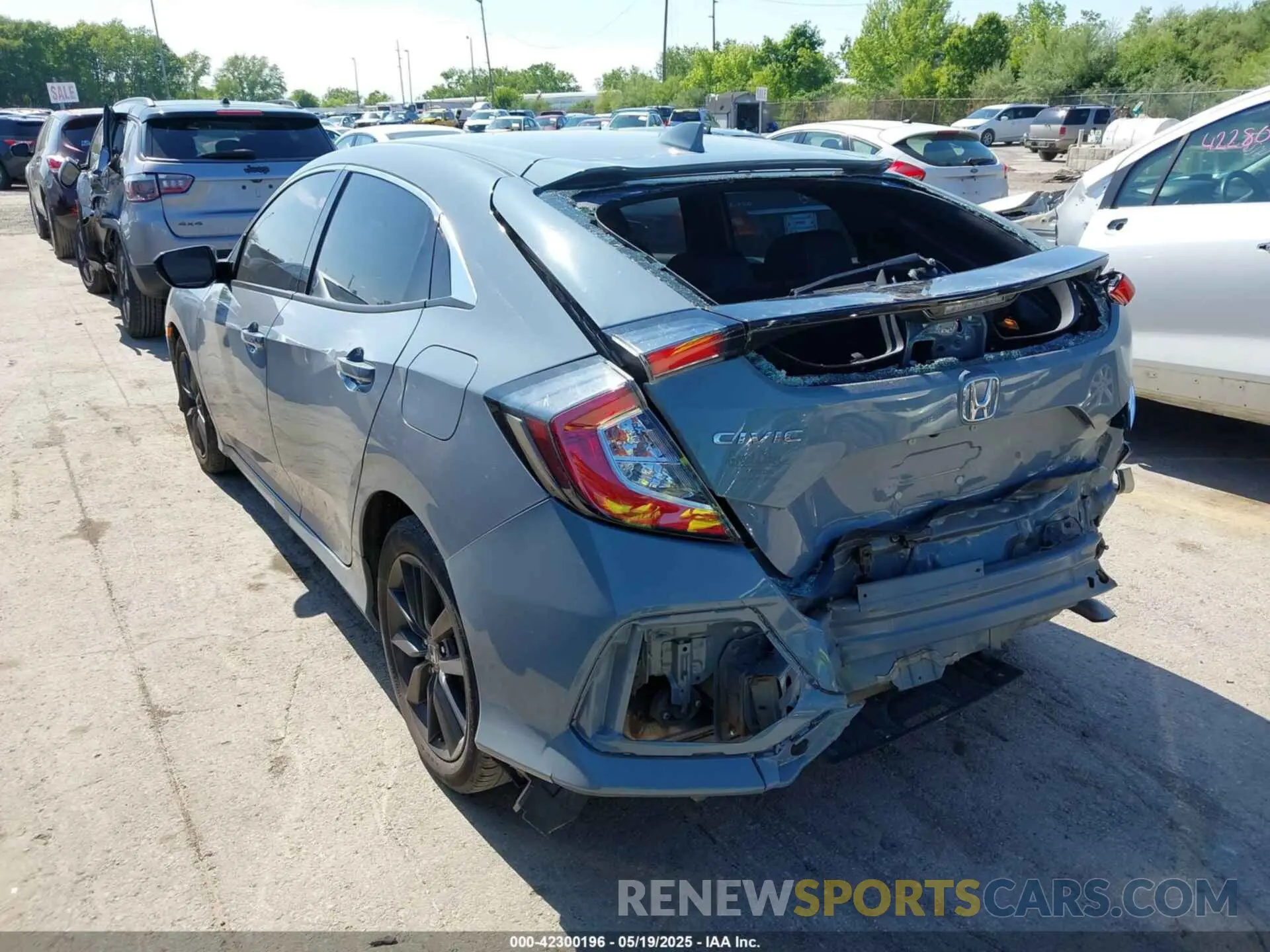 3 Photograph of a damaged car SHHFK7H61MU214054 HONDA CIVIC 2021