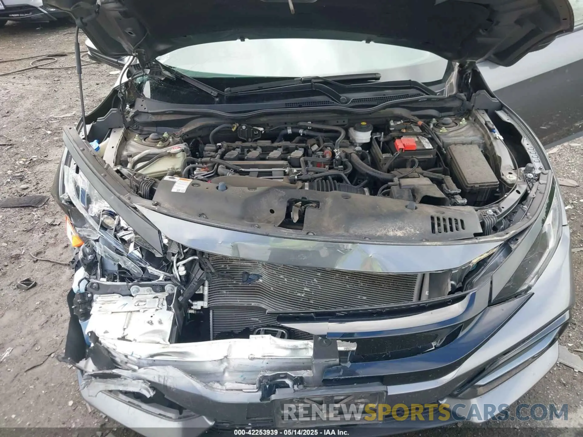 10 Photograph of a damaged car SHHFK7H61MU217844 HONDA CIVIC 2021