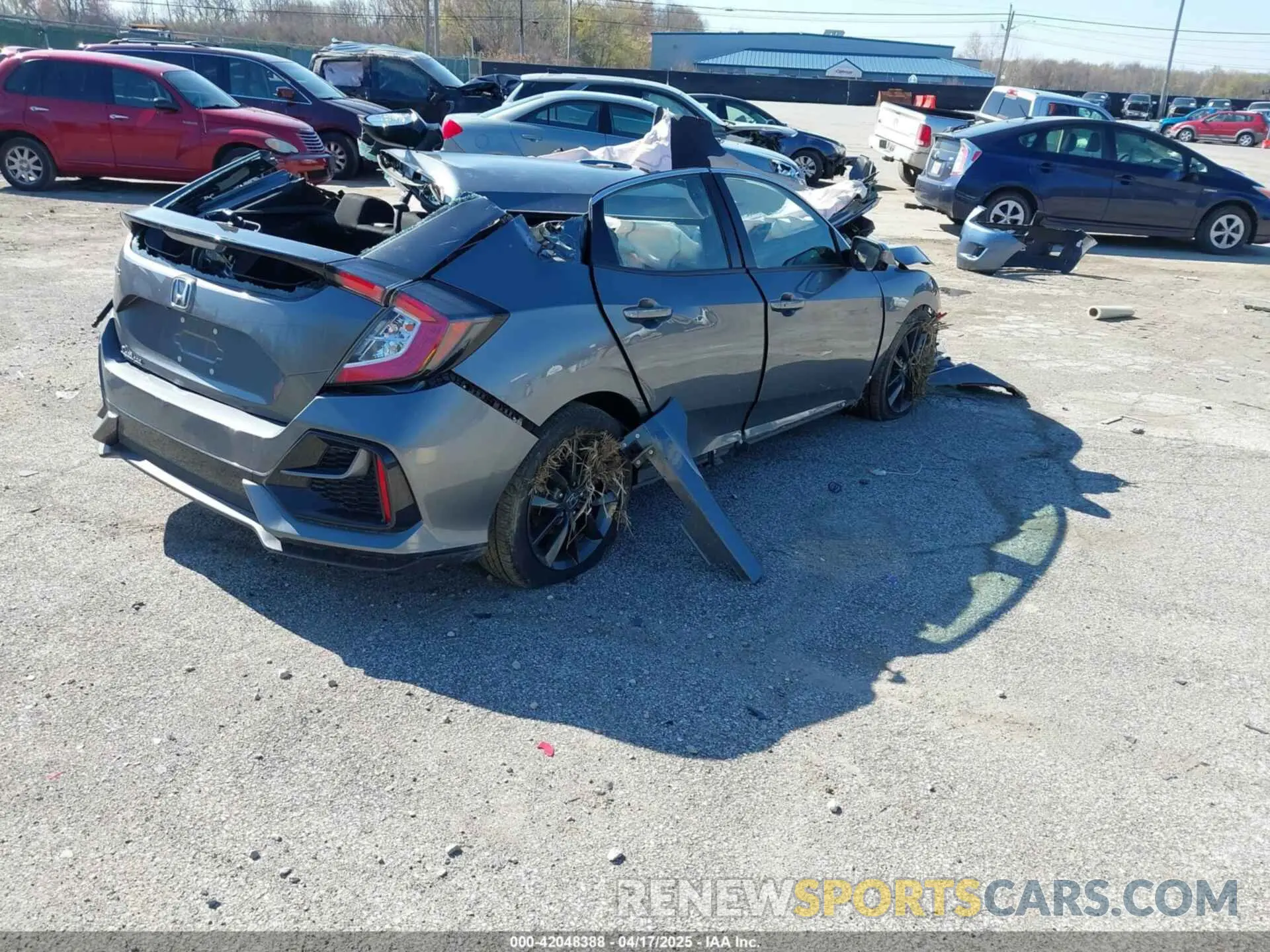 4 Photograph of a damaged car SHHFK7H61MU227077 HONDA CIVIC 2021