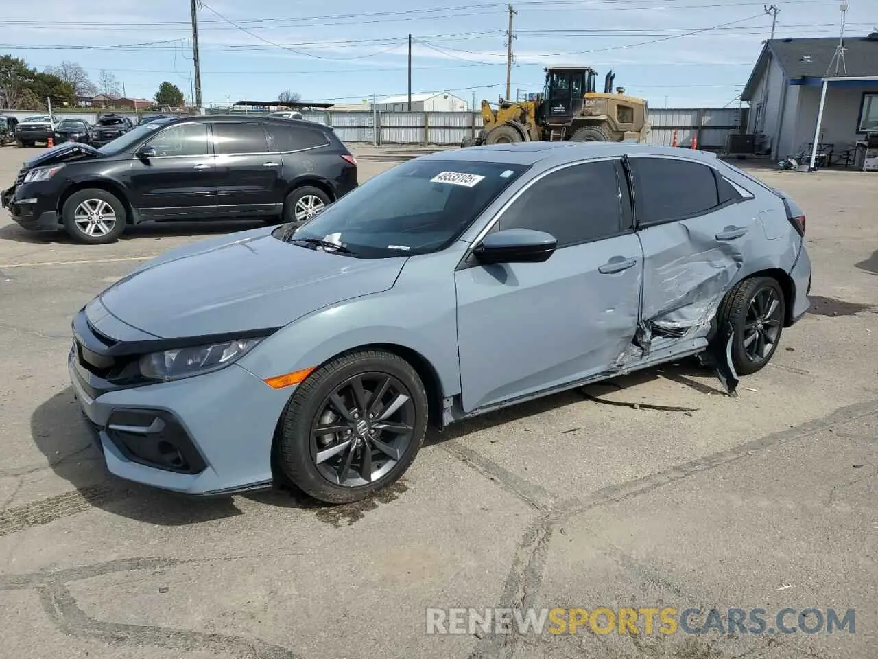 1 Photograph of a damaged car SHHFK7H61MU420846 HONDA CIVIC 2021