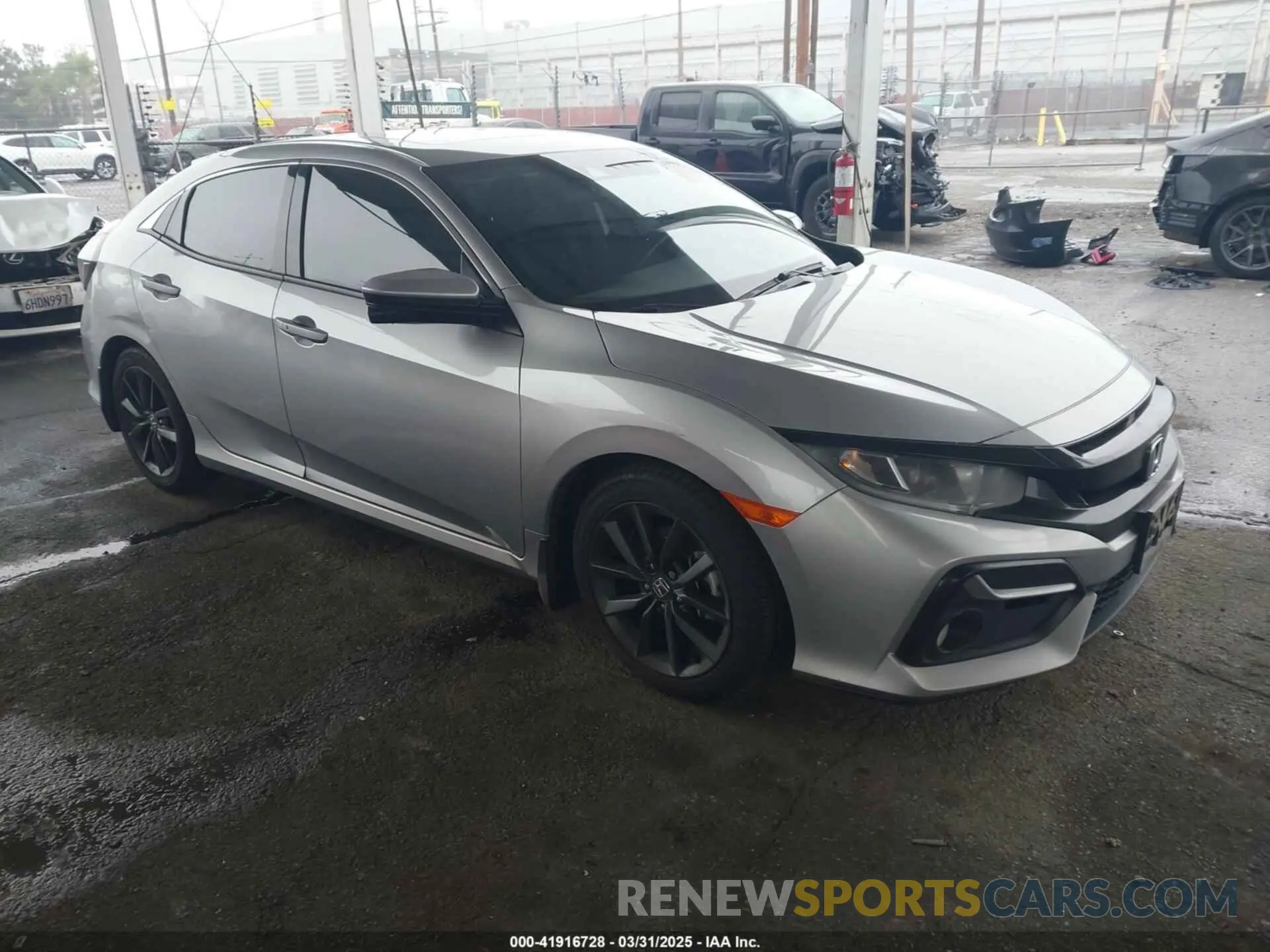 1 Photograph of a damaged car SHHFK7H61MU426646 HONDA CIVIC 2021