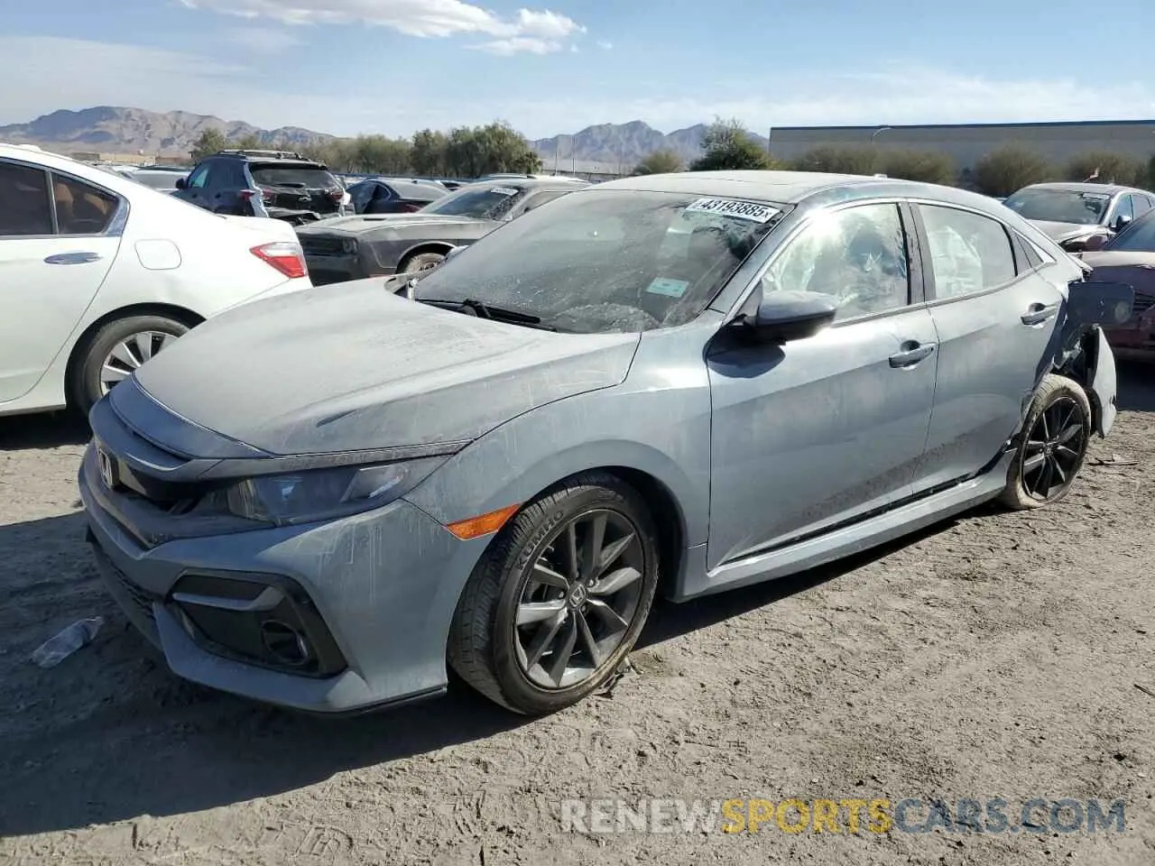 1 Photograph of a damaged car SHHFK7H62MU226651 HONDA CIVIC 2021