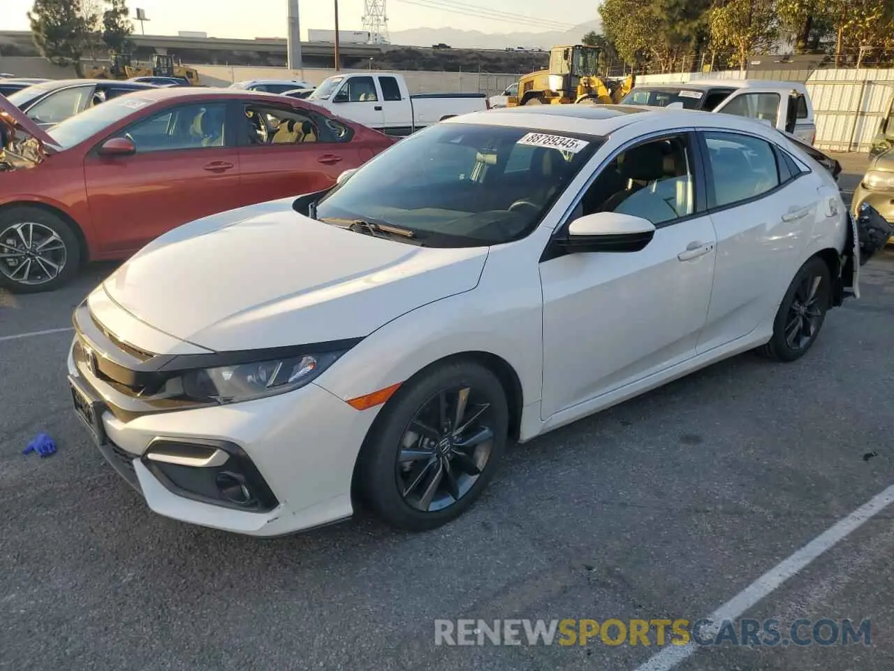 1 Photograph of a damaged car SHHFK7H62MU402307 HONDA CIVIC 2021