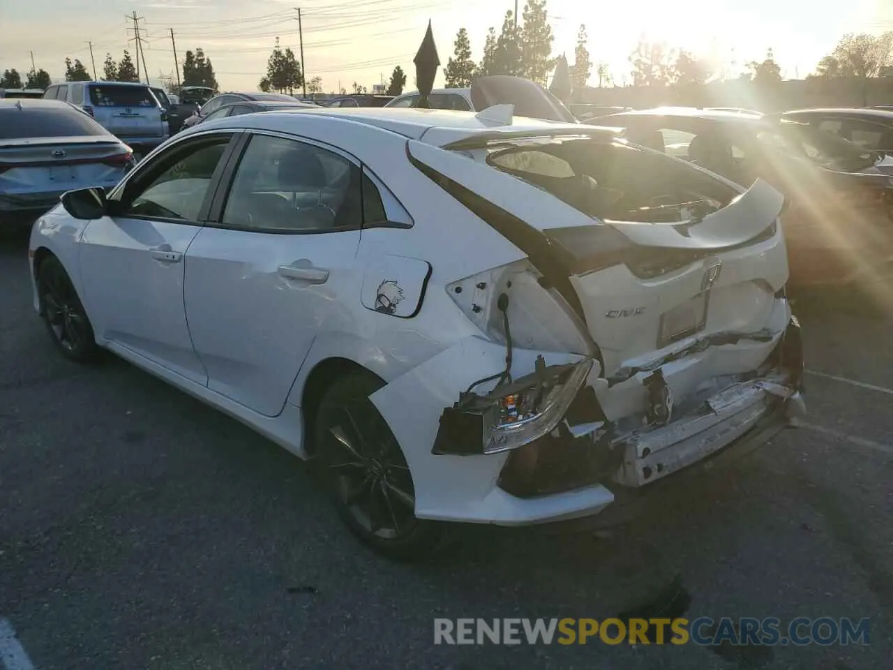 2 Photograph of a damaged car SHHFK7H62MU402307 HONDA CIVIC 2021