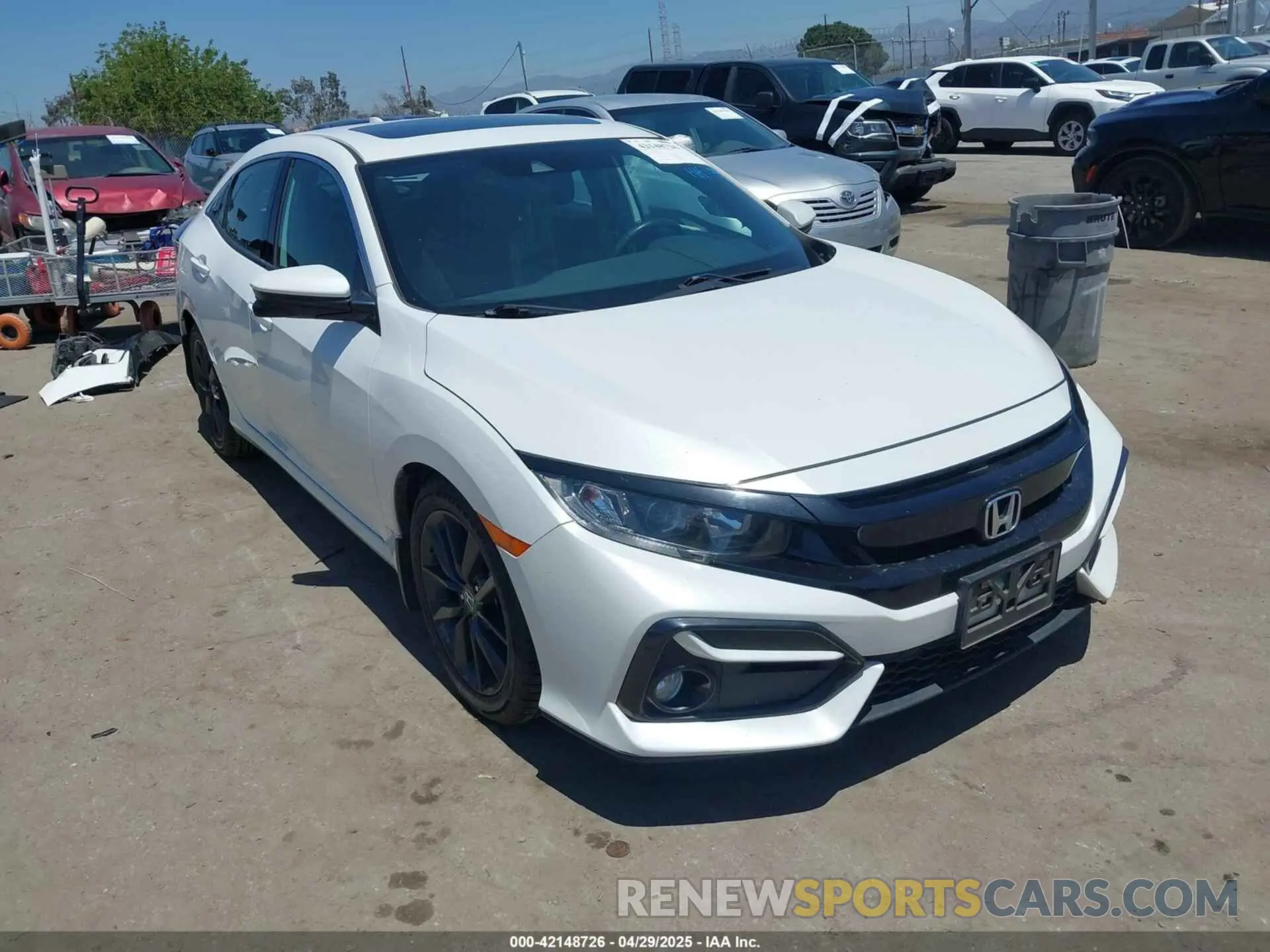 1 Photograph of a damaged car SHHFK7H62MU408933 HONDA CIVIC 2021
