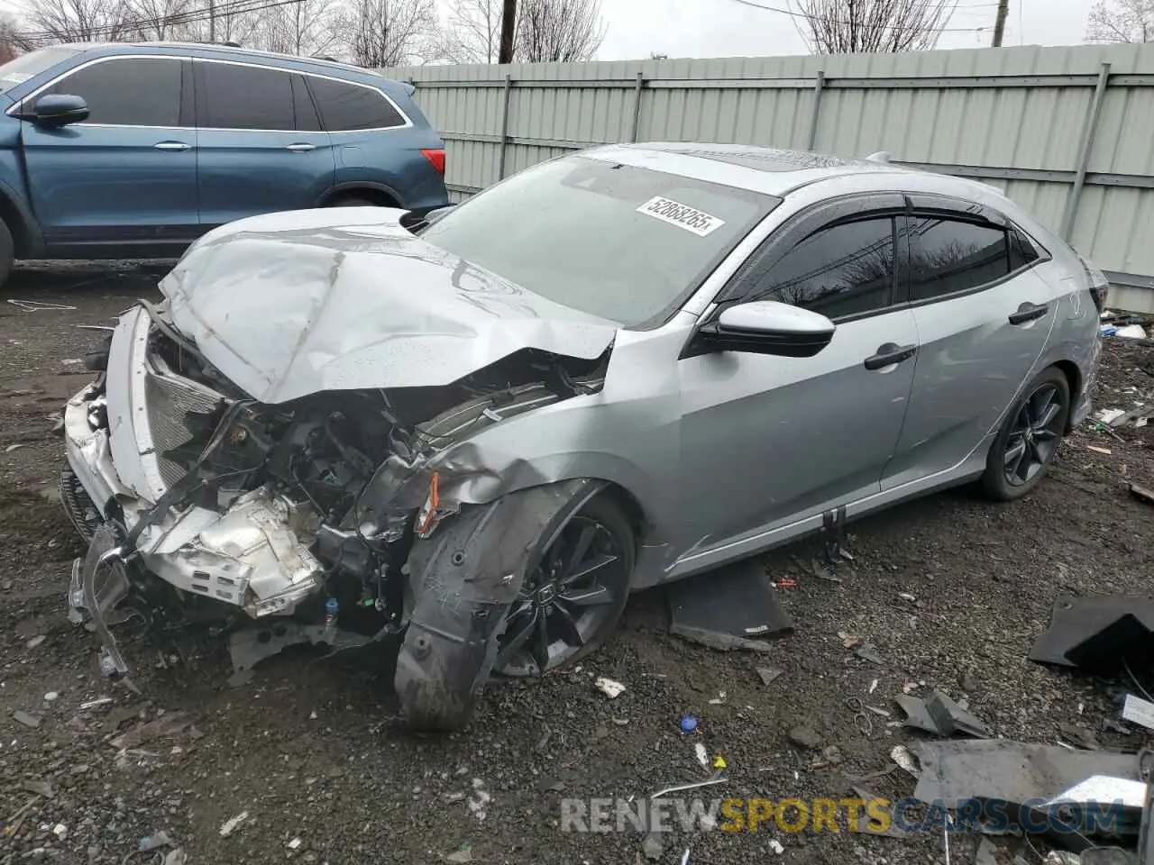 1 Photograph of a damaged car SHHFK7H62MU412531 HONDA CIVIC 2021