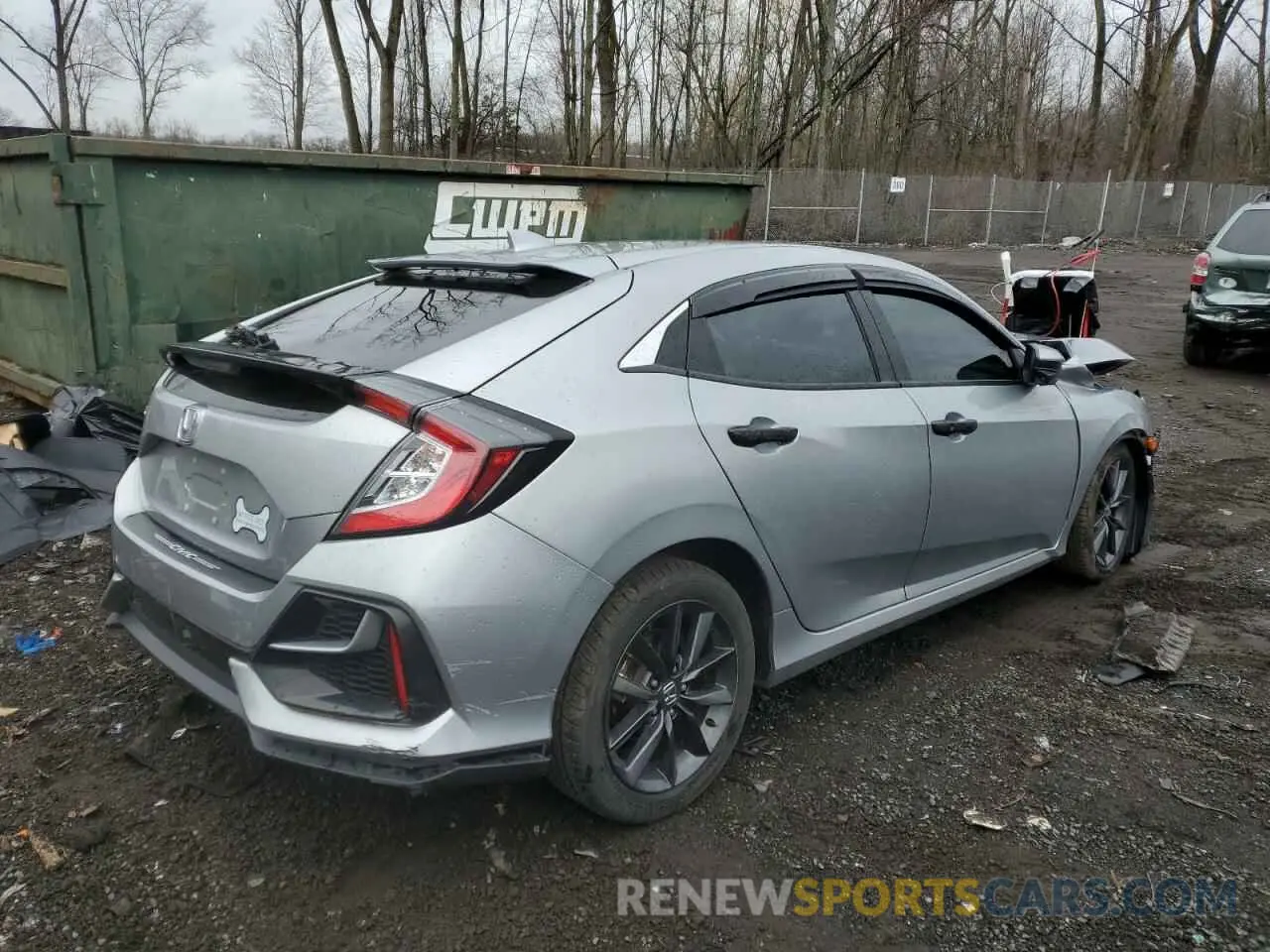 3 Photograph of a damaged car SHHFK7H62MU412531 HONDA CIVIC 2021
