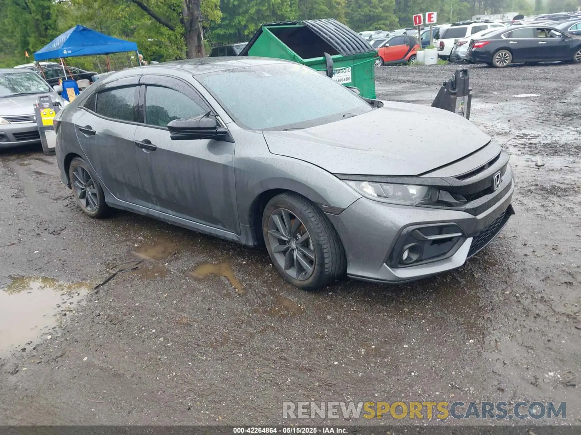 1 Photograph of a damaged car SHHFK7H62MU422203 HONDA CIVIC 2021
