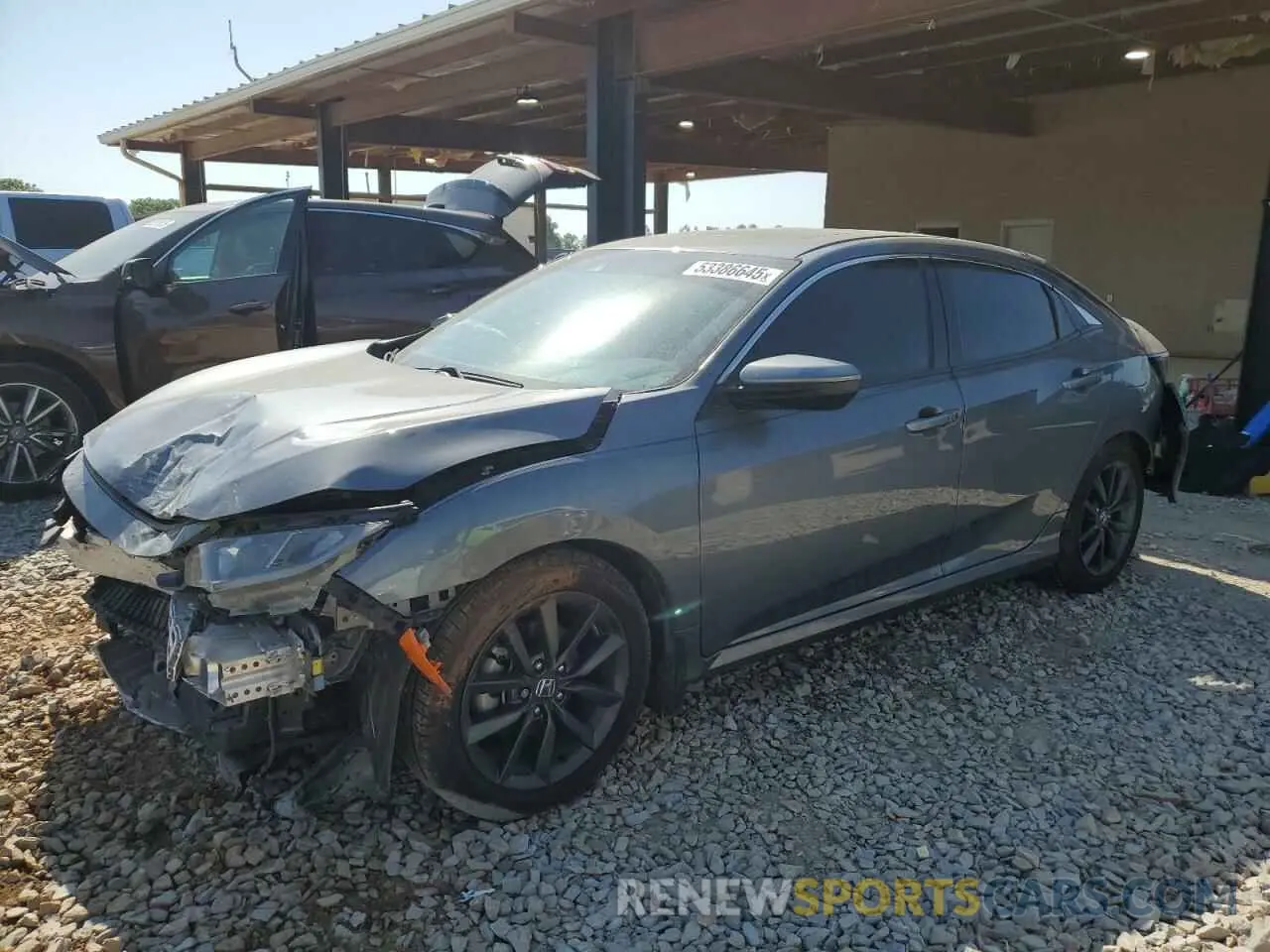 1 Photograph of a damaged car SHHFK7H63MU203508 HONDA CIVIC 2021