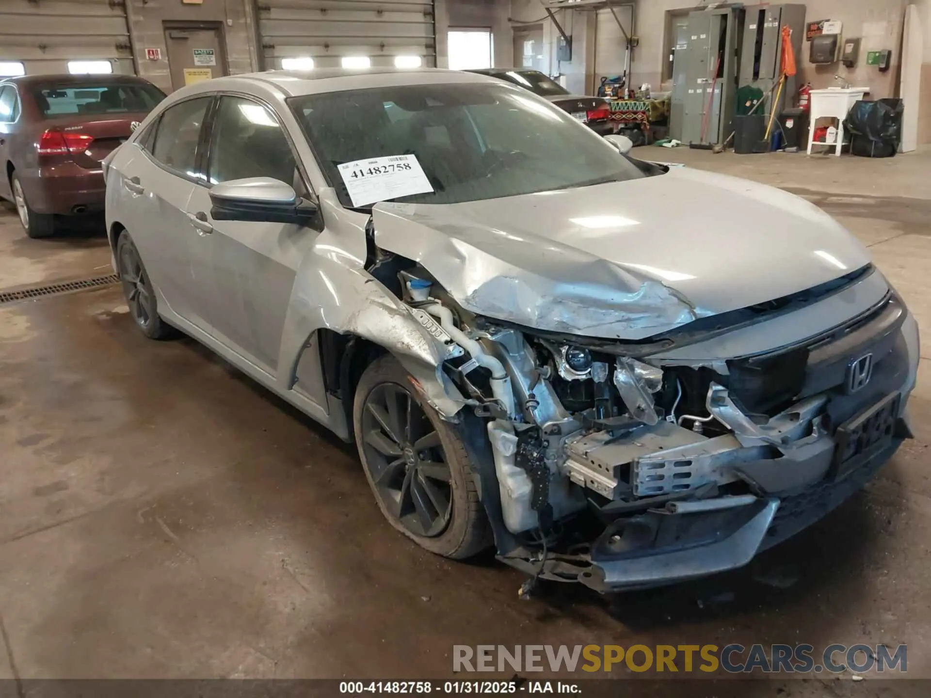 1 Photograph of a damaged car SHHFK7H63MU227517 HONDA CIVIC 2021