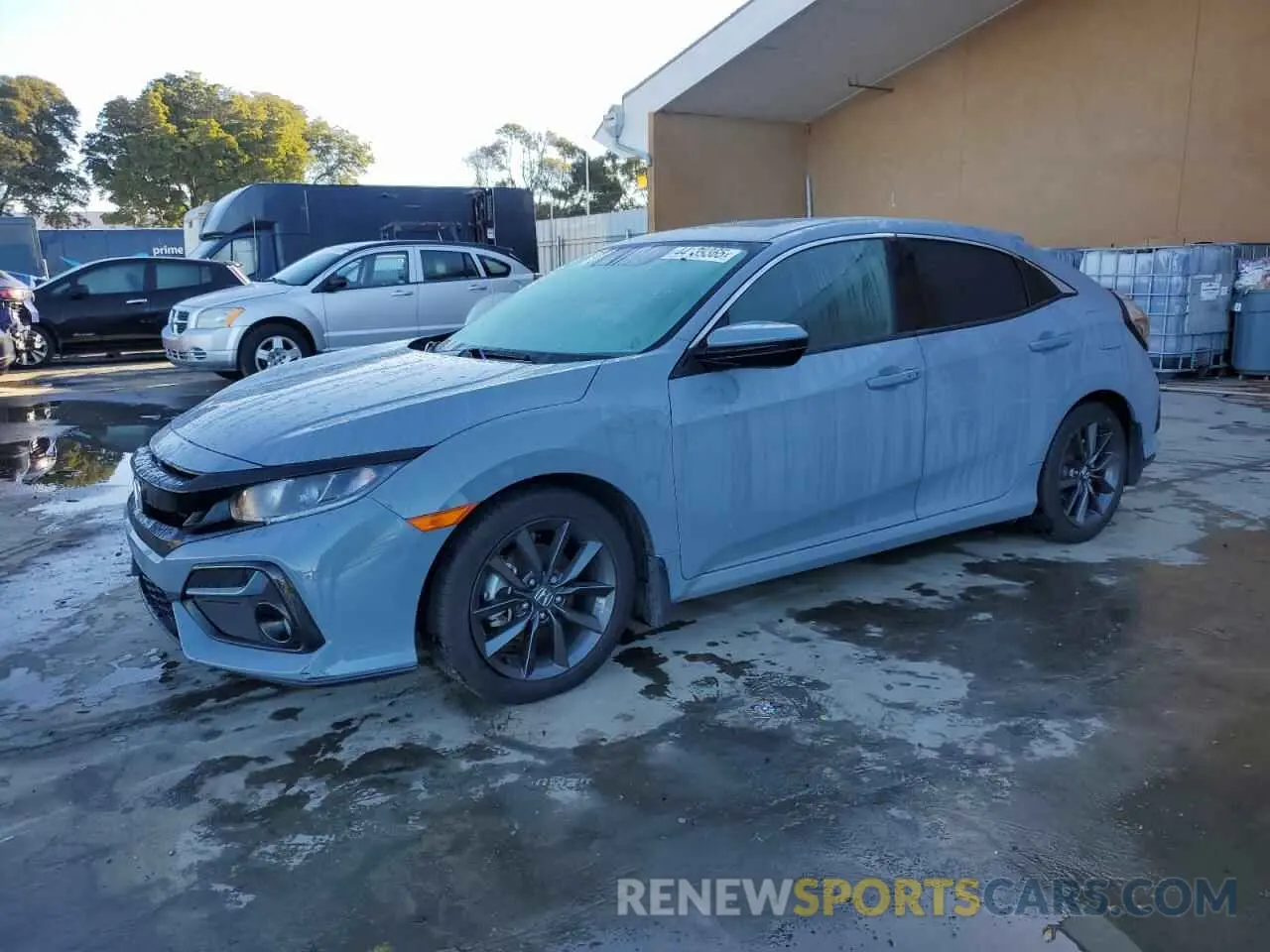 1 Photograph of a damaged car SHHFK7H63MU400629 HONDA CIVIC 2021
