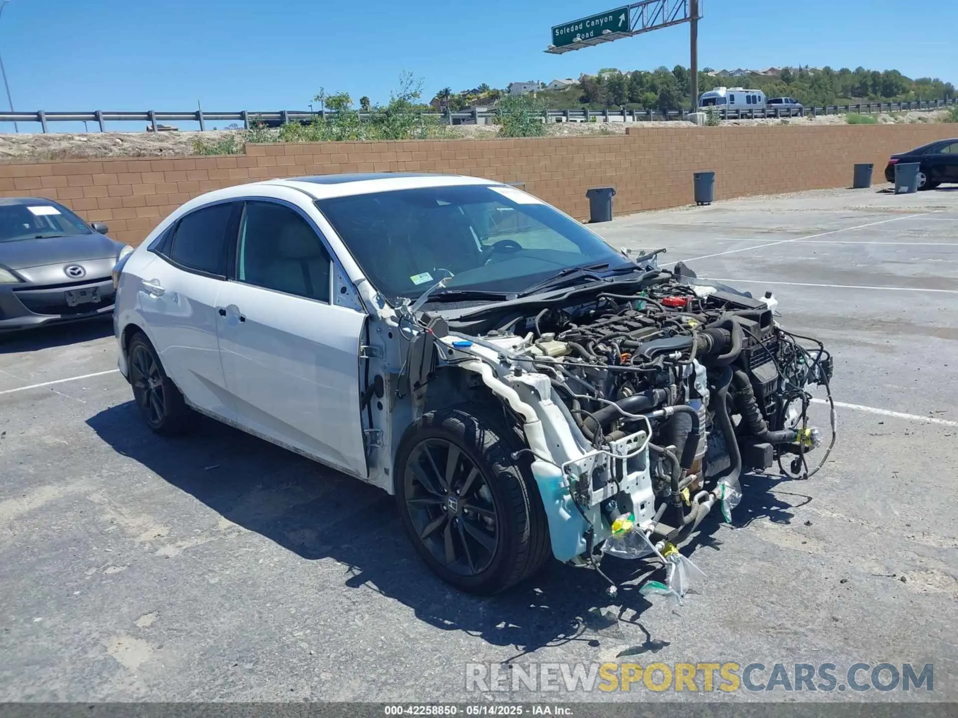 1 Photograph of a damaged car SHHFK7H64MU207325 HONDA CIVIC 2021
