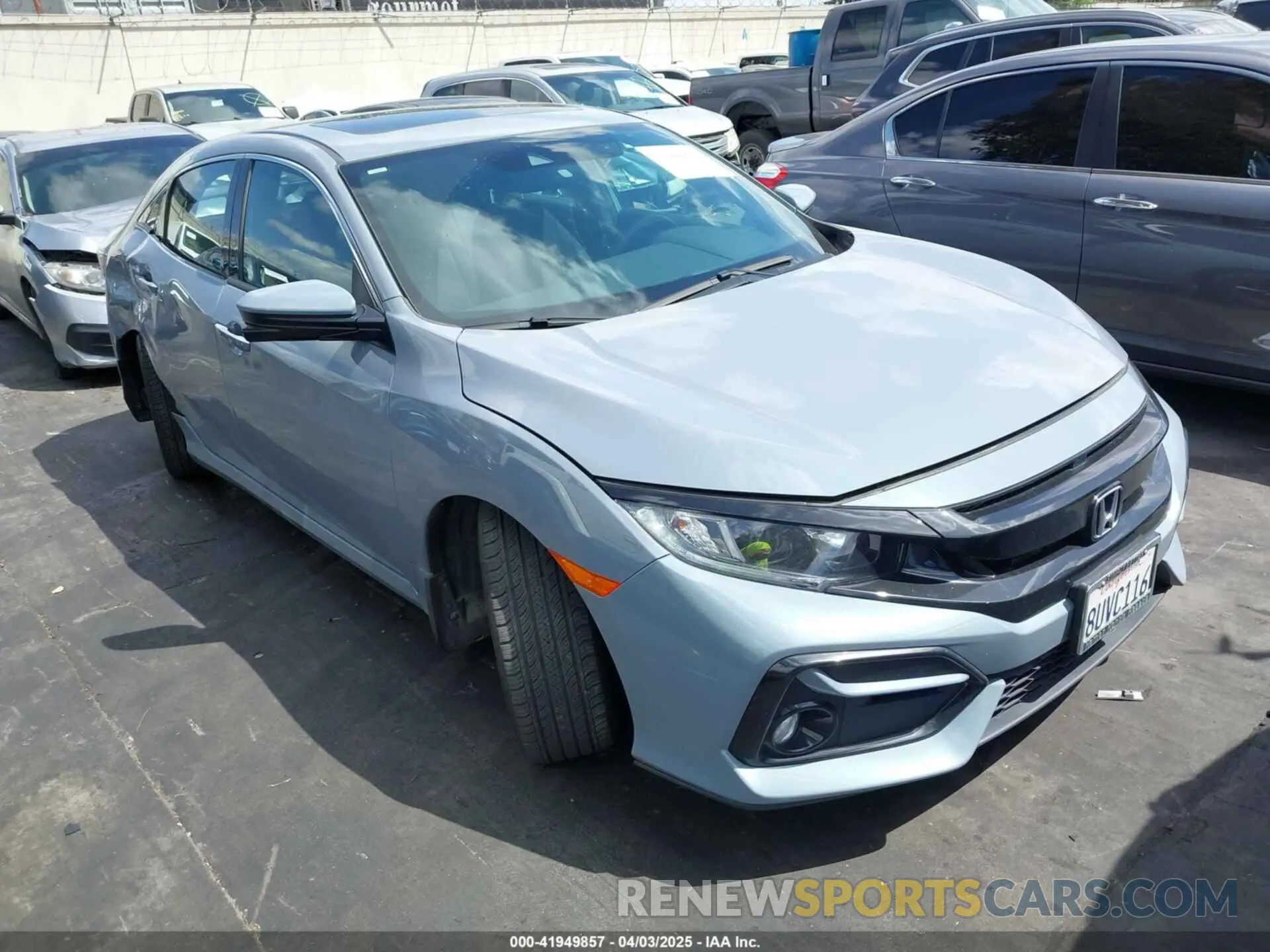 1 Photograph of a damaged car SHHFK7H64MU408691 HONDA CIVIC 2021