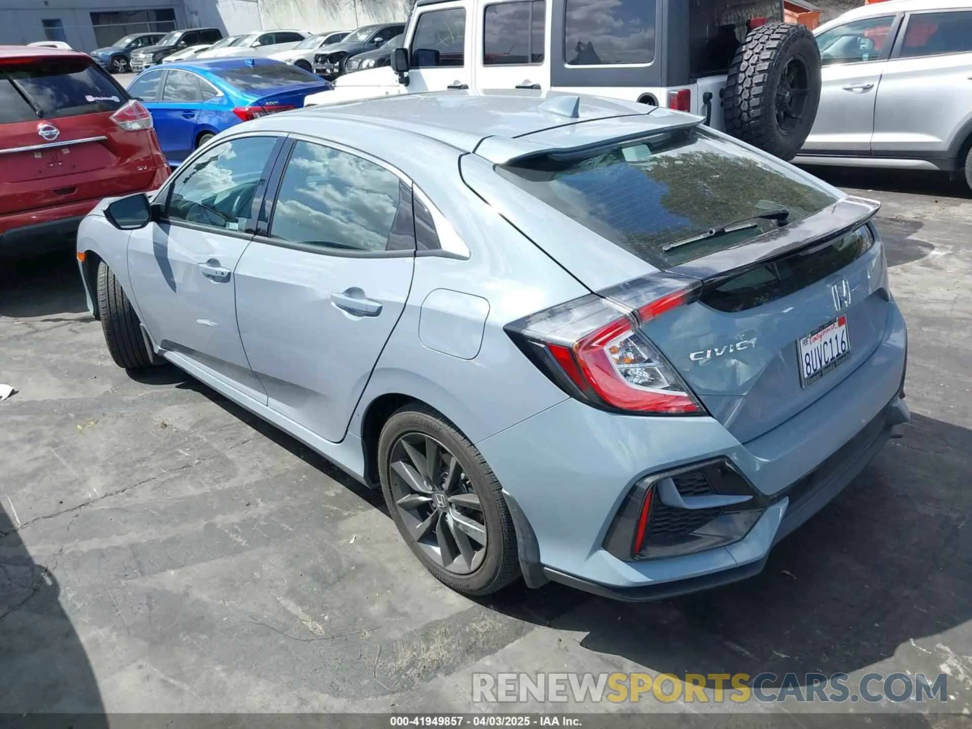 3 Photograph of a damaged car SHHFK7H64MU408691 HONDA CIVIC 2021