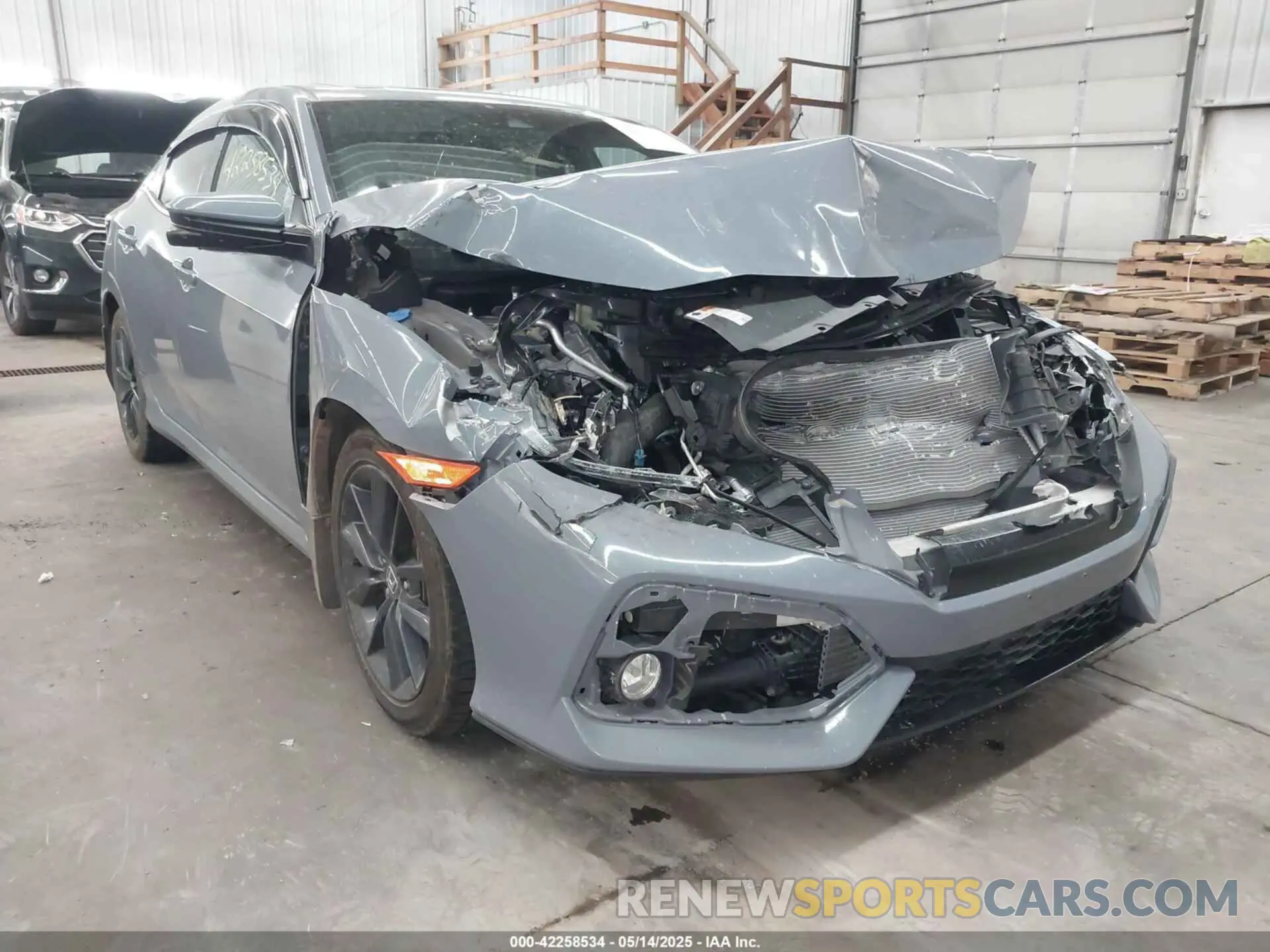 1 Photograph of a damaged car SHHFK7H65MU208127 HONDA CIVIC 2021